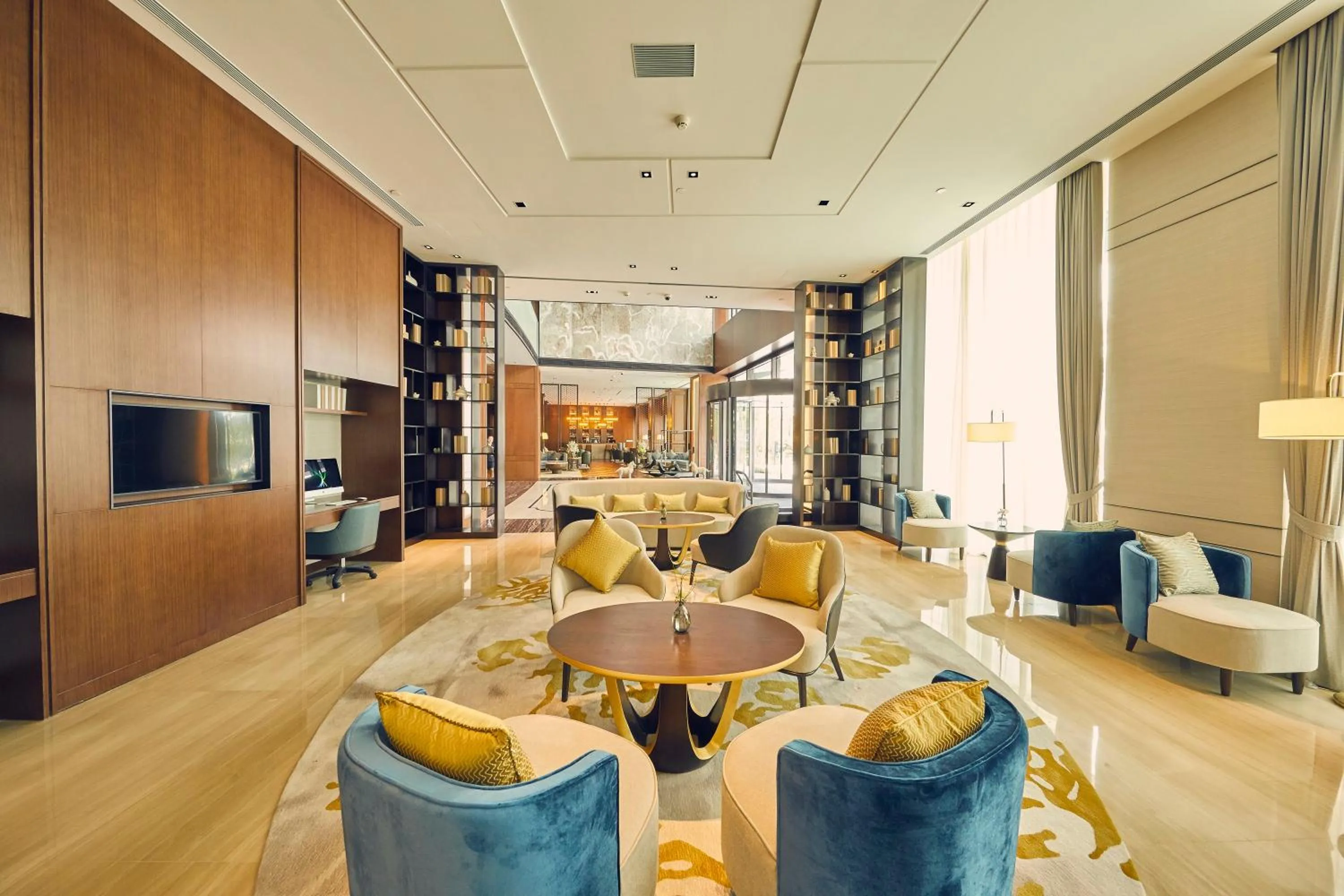 Seating area in LJZ Supreme Tower Hotel