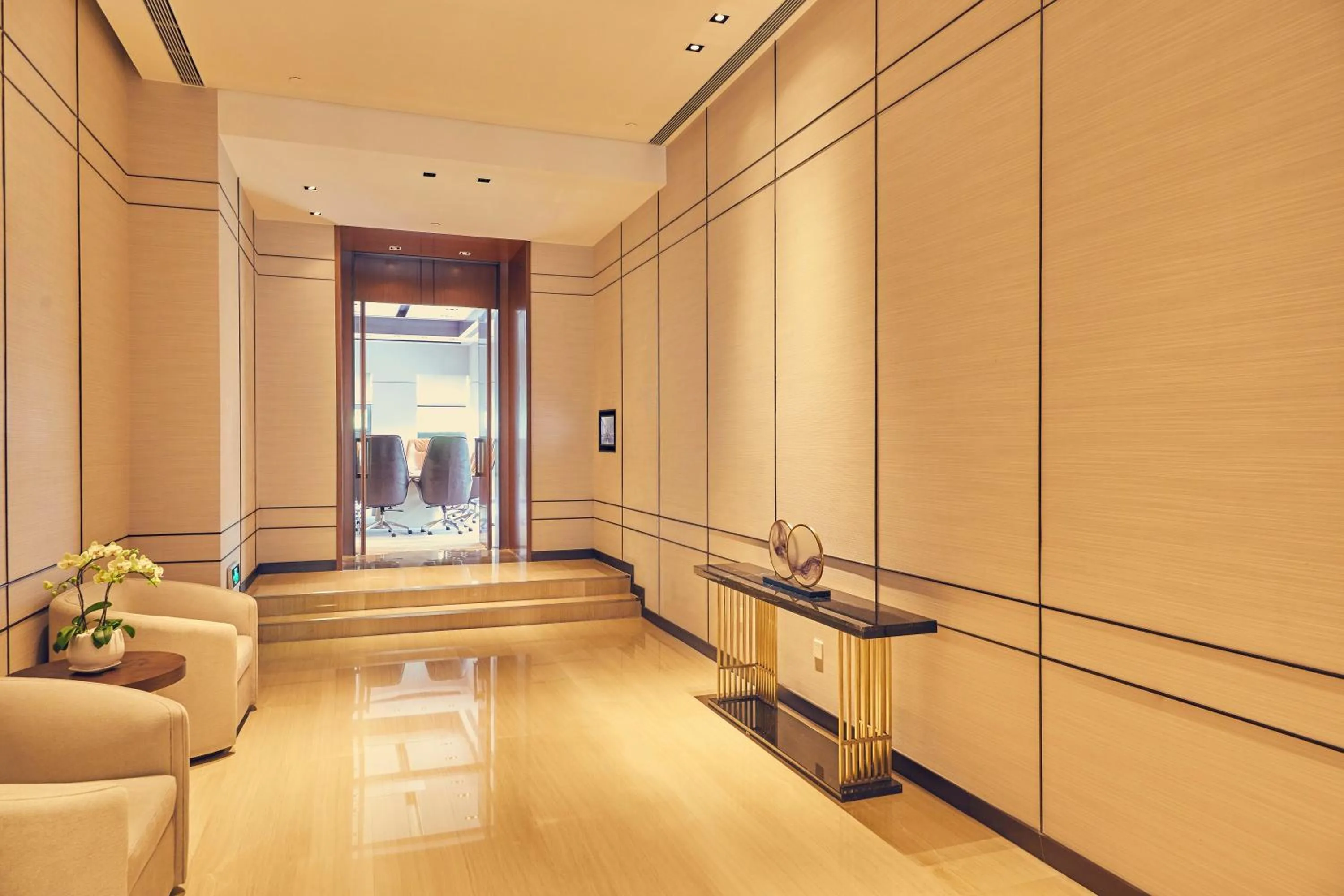 Seating area in LJZ Supreme Tower Hotel