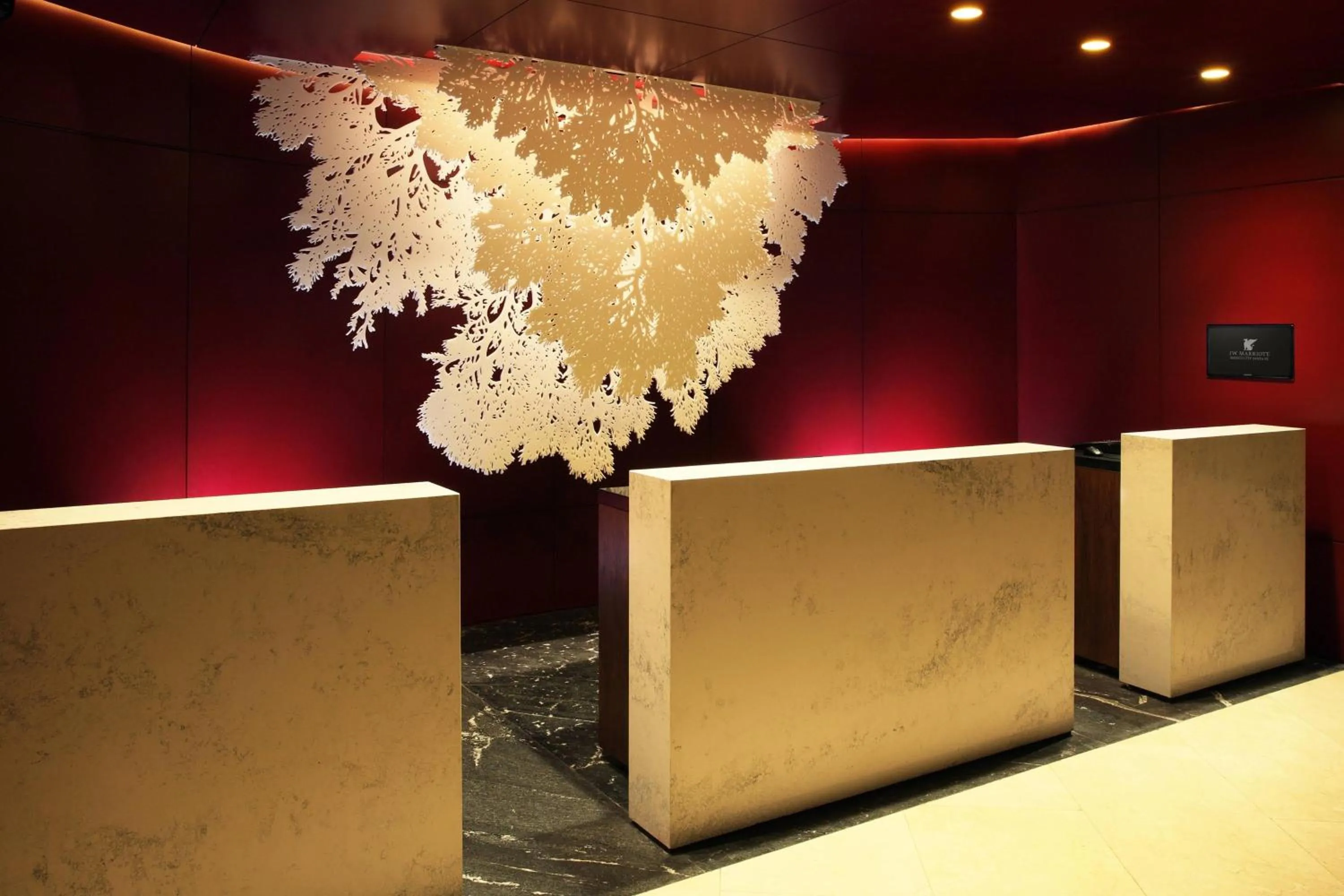 Lobby or reception in JW Marriott Hotel Mexico City Santa Fe