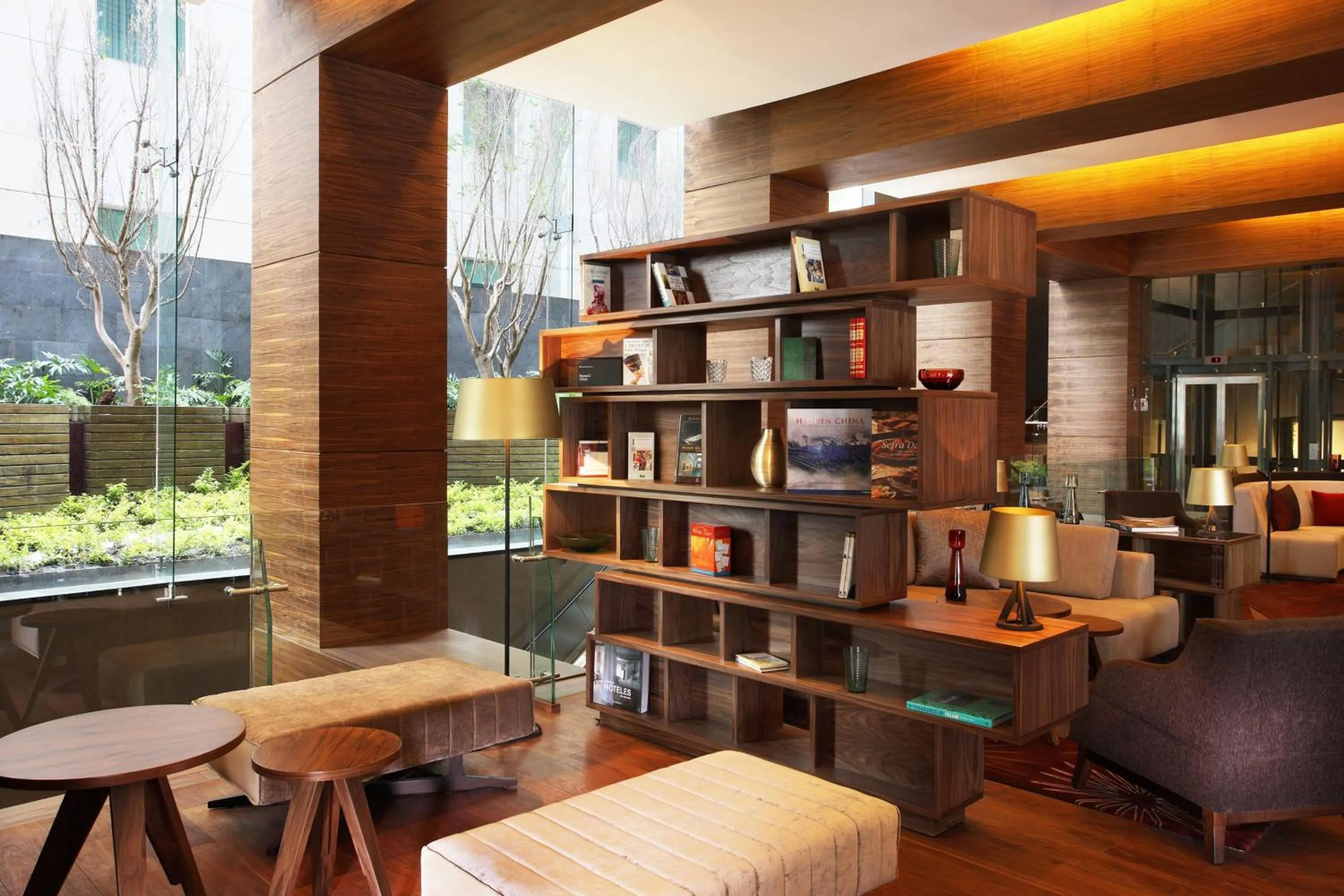 Lobby or reception in JW Marriott Hotel Mexico City Santa Fe