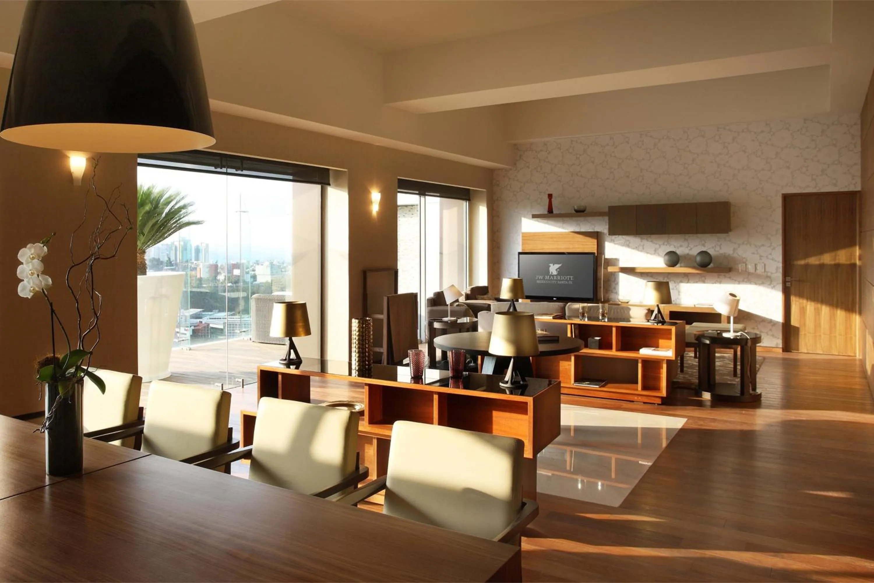 Living room in JW Marriott Hotel Mexico City Santa Fe