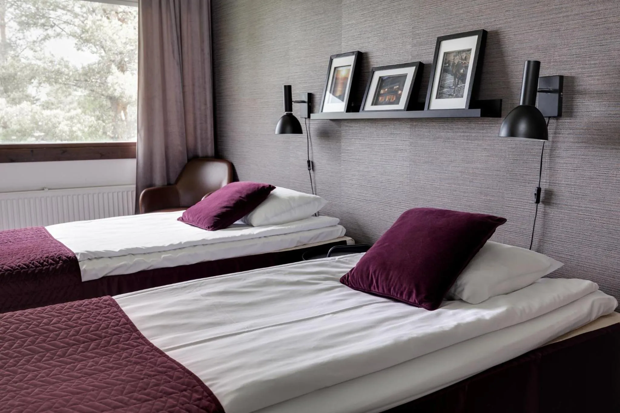 Bed in Hotel Käenpesä