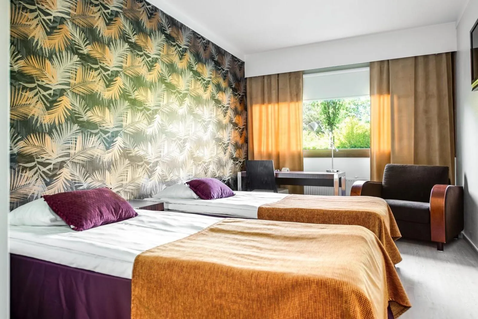 Bedroom, Bed in Hotel Käenpesä