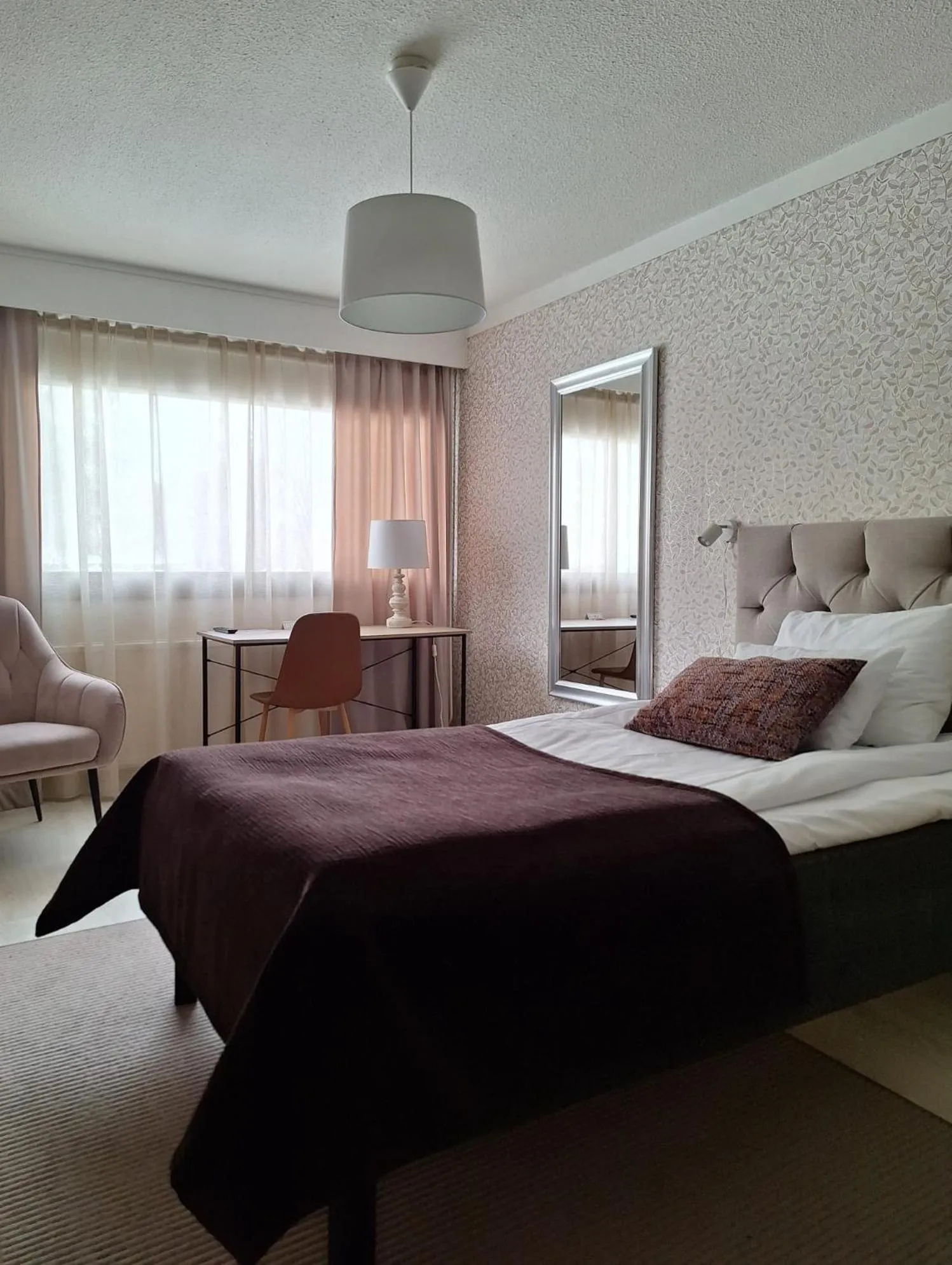 Bedroom, Bed in Hotel Käenpesä