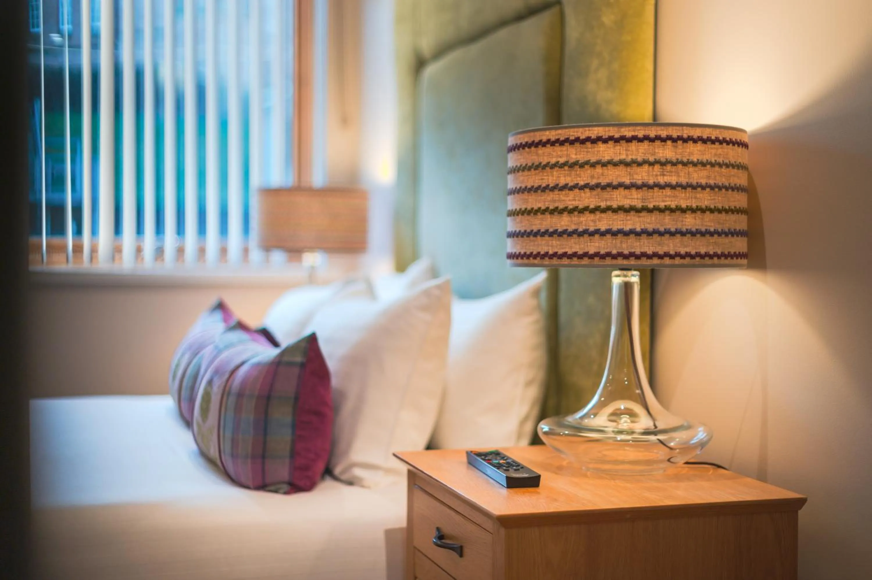 Bedroom, Bed in Highland Apartments by Mansley