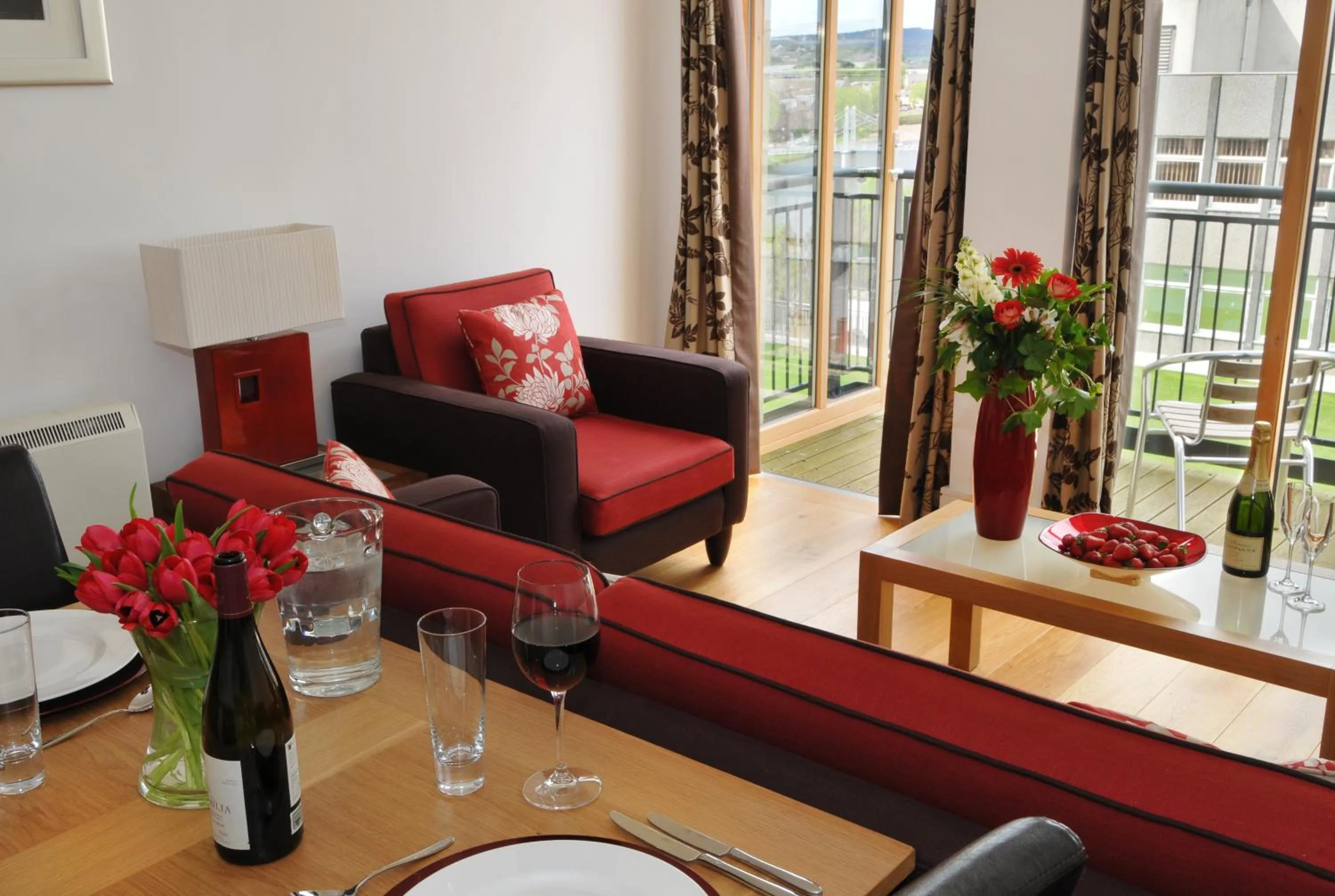 Living room in Highland Apartments by Mansley