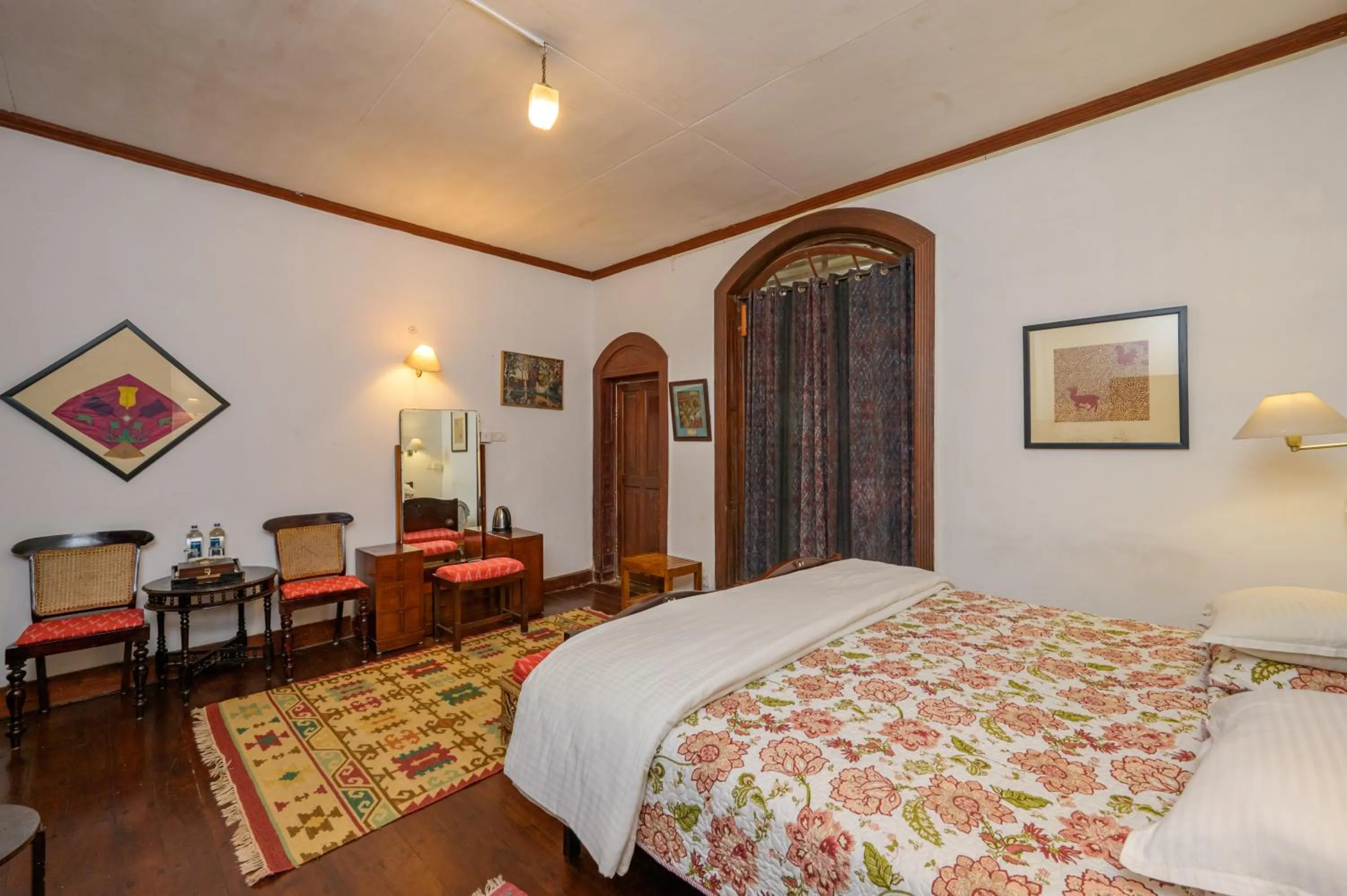 Bed in Neemrana's Wallwood Garden