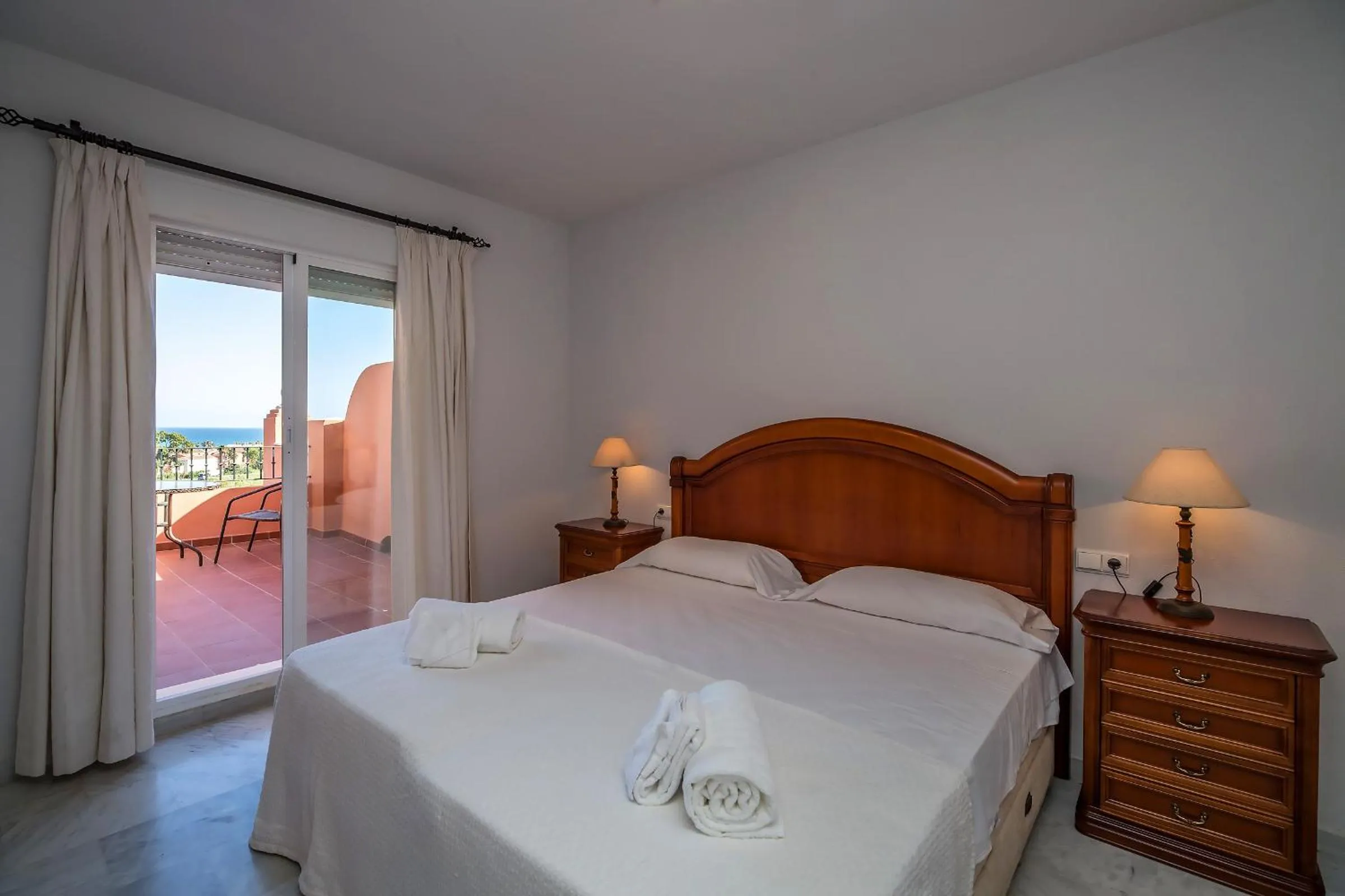 Bedroom, Bed in Los Hidalgos Penthouse