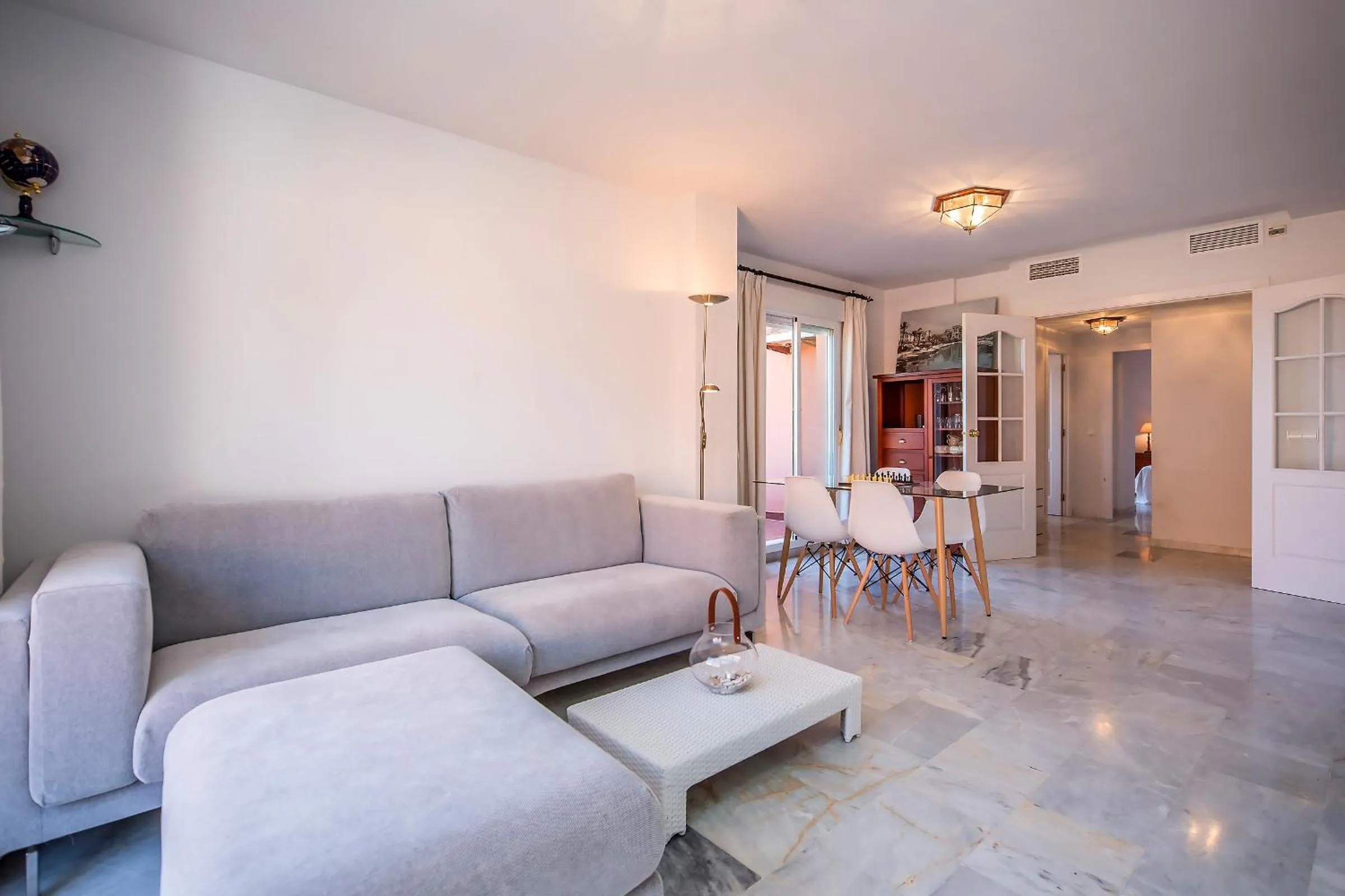 Living room in Los Hidalgos Penthouse