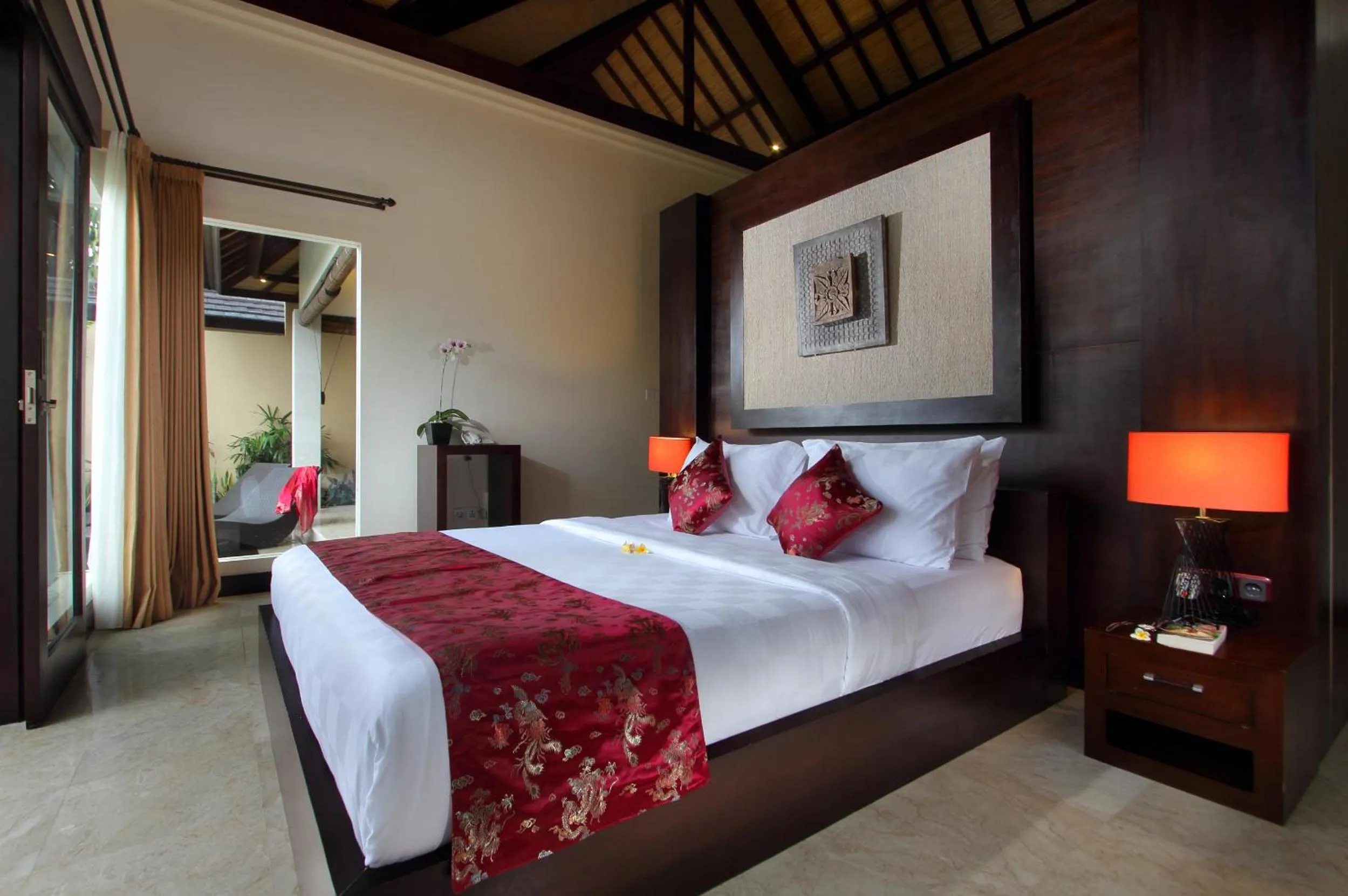 Bed in RC Villas and Spa Bali