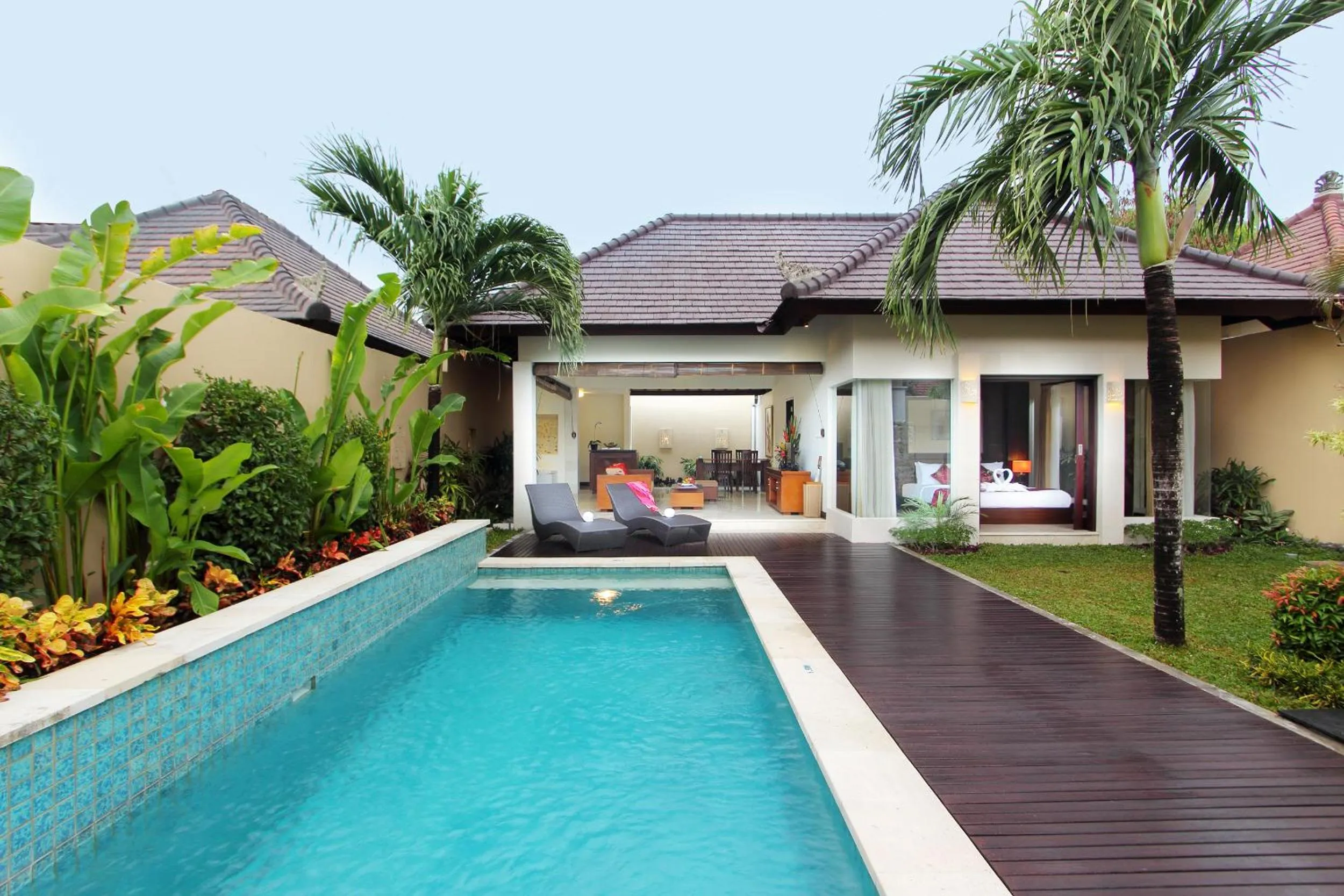 Pool view in RC Villas and Spa Bali