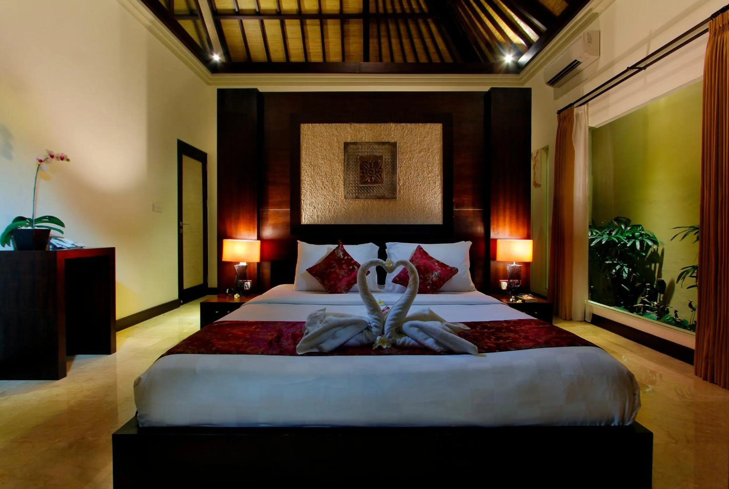 Bed in RC Villas and Spa Bali