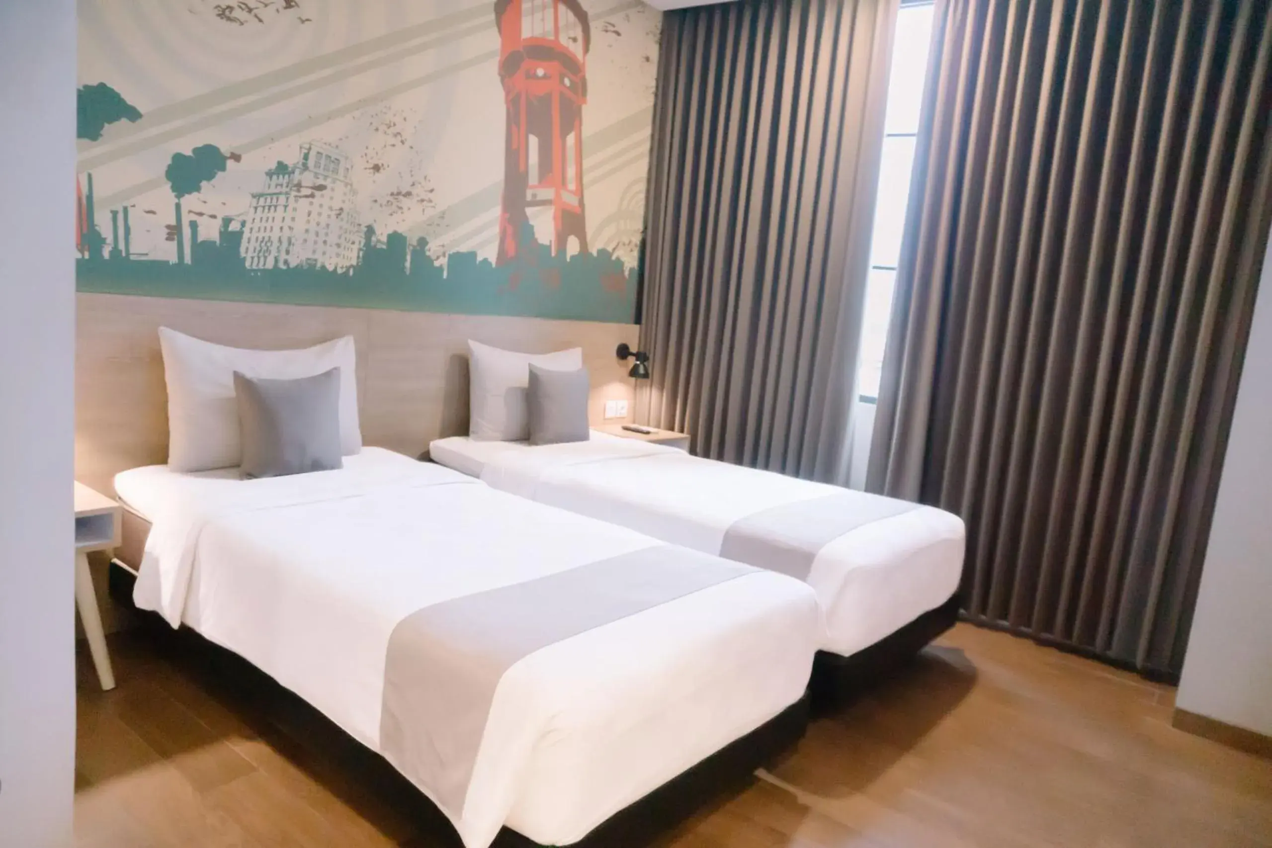 Deluxe Double or Twin Room in Hotel Fortunagrande Jember By Fosia Hotels Deluxe Double or Twin Room in Hotel Fortunagrande Jember By Fosia Hotels