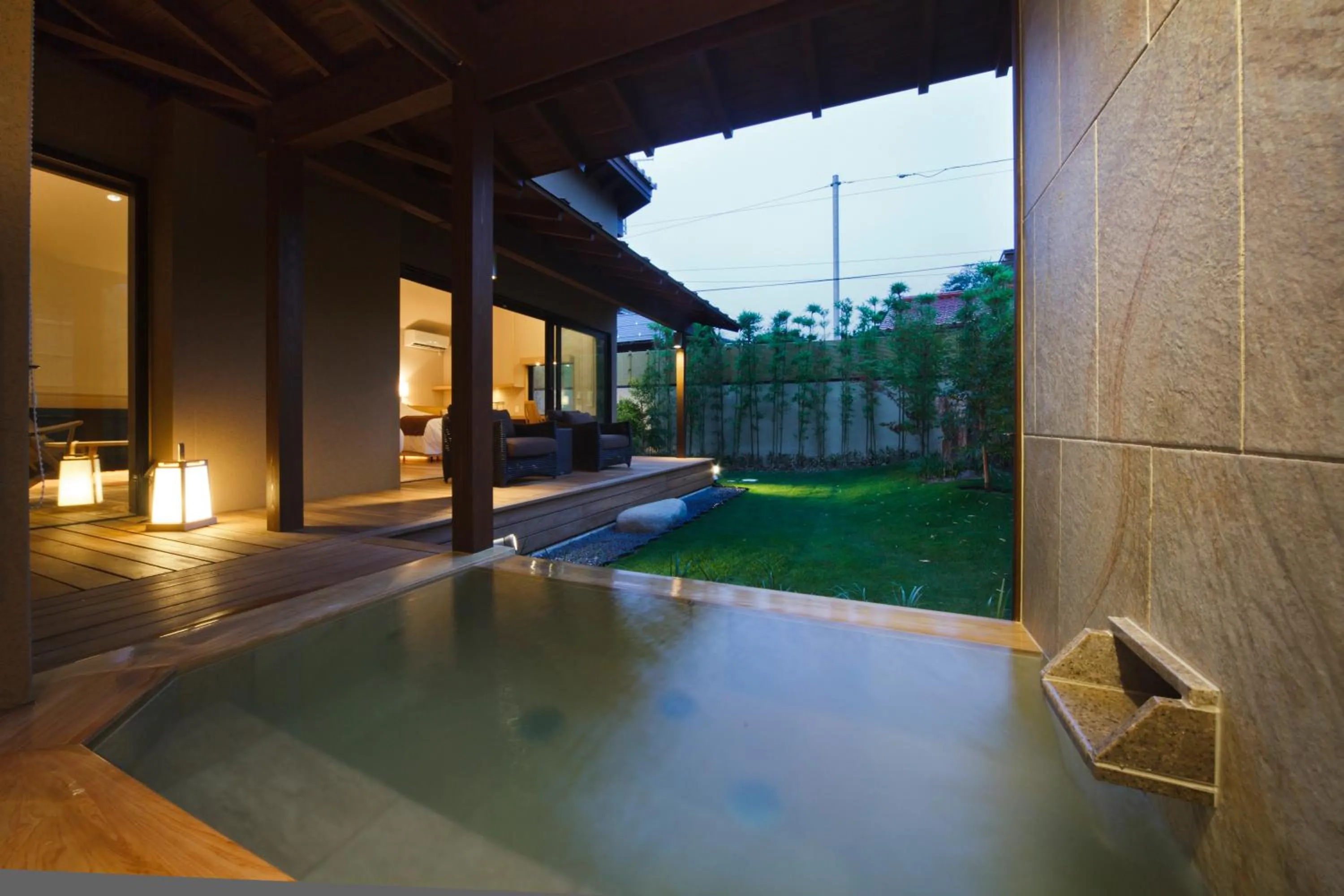 Open Air Bath in Kizukuri no Yado Hashizuya