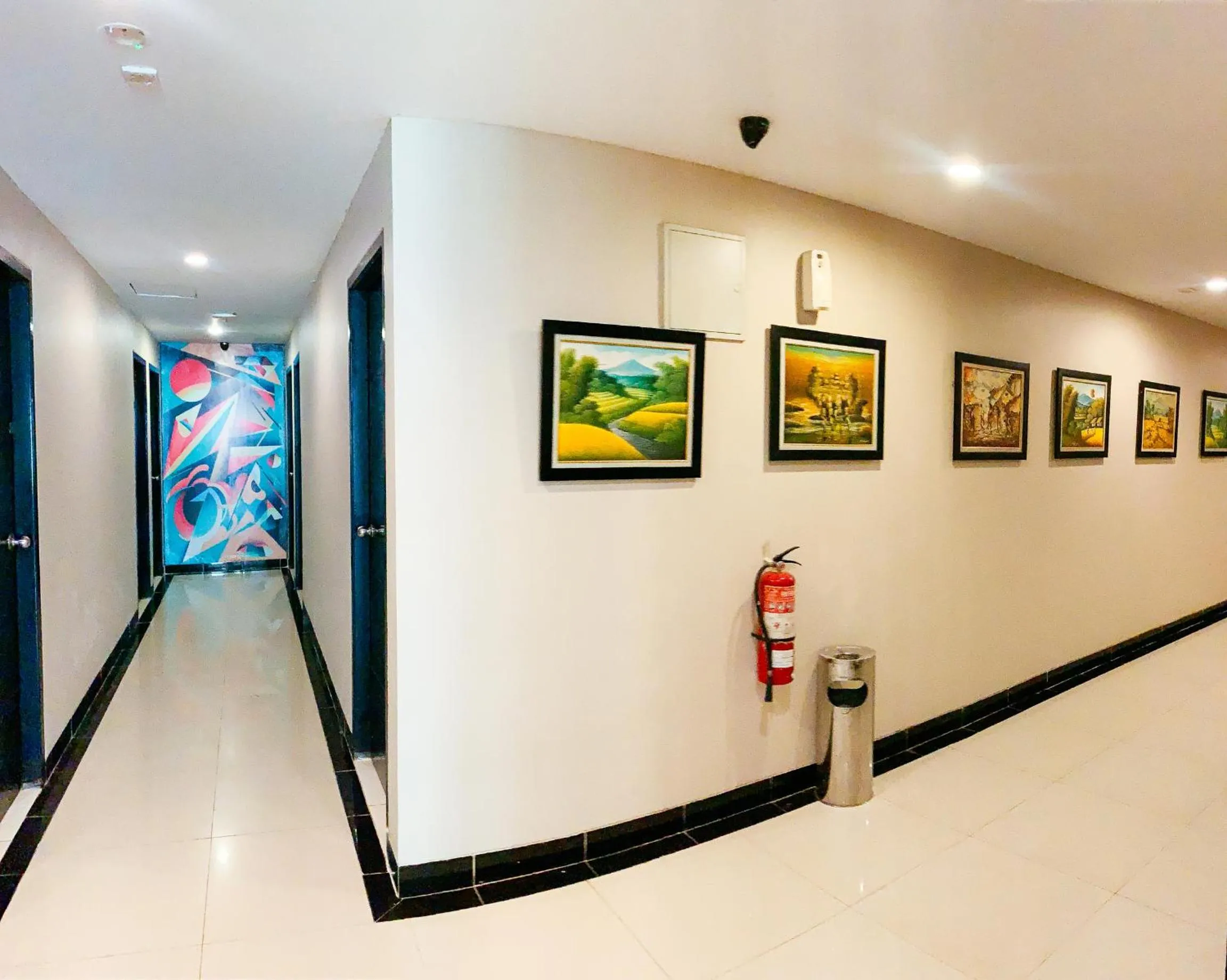 Lobby or reception in OS Hotel Batu Aji Batam