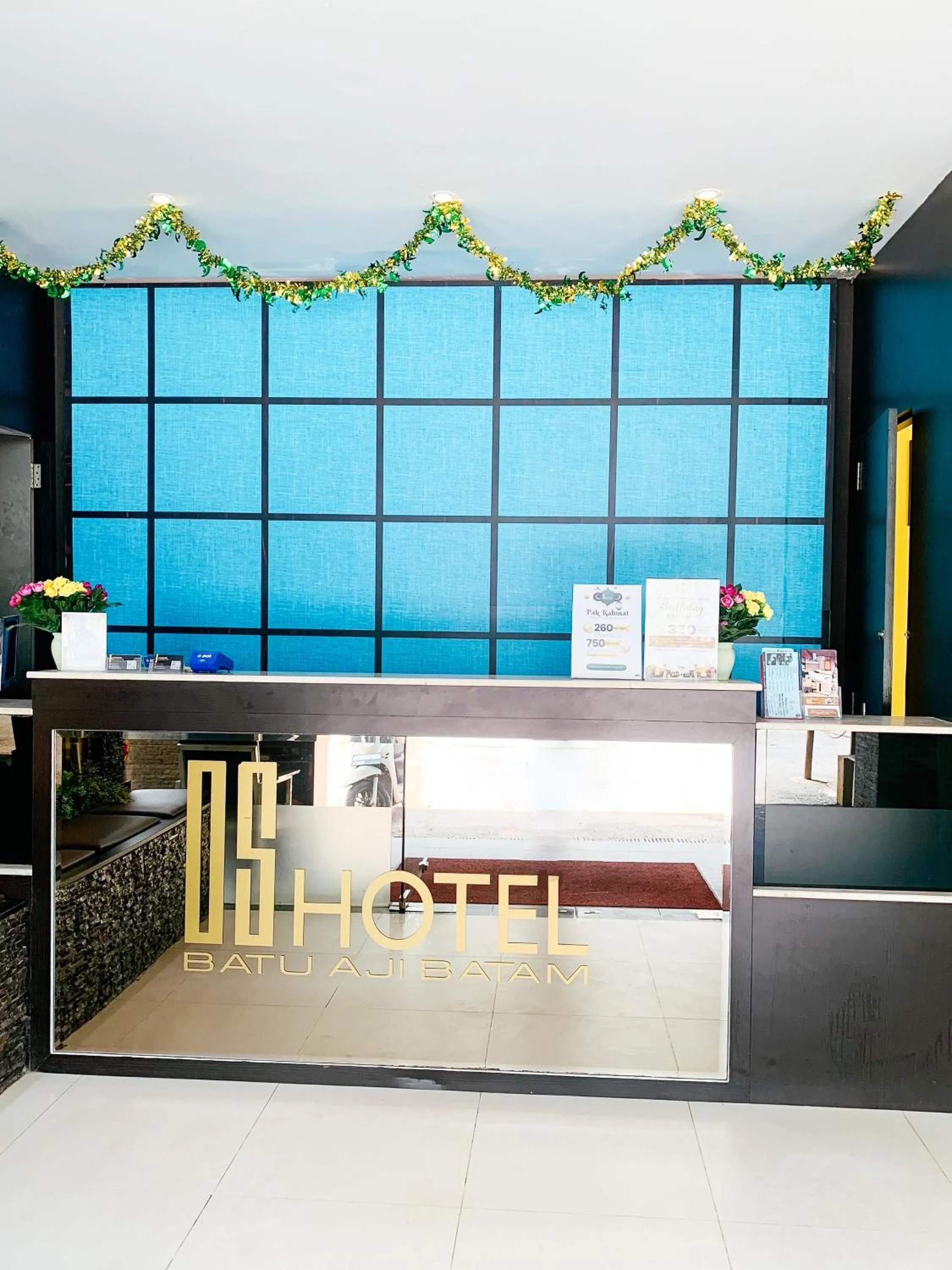 Lobby or reception in OS Hotel Batu Aji Batam