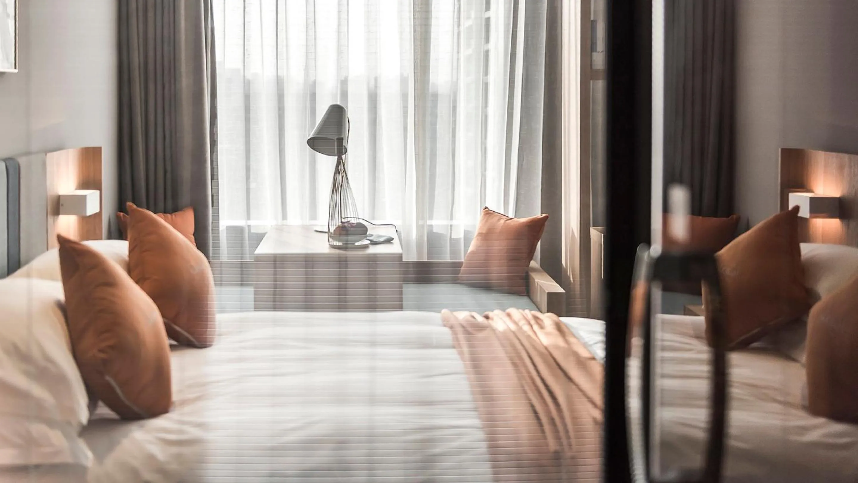 Photo of the whole room, Bed in Shanghai Pagoda INNO Hotel