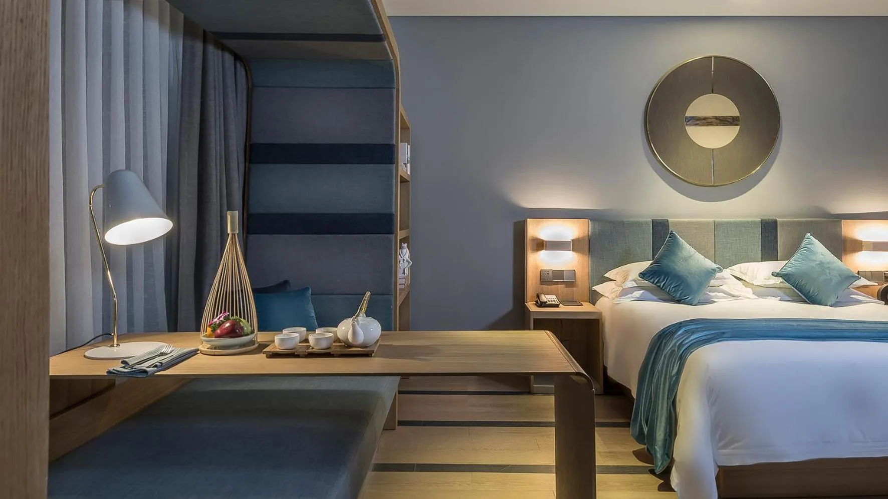 Photo of the whole room, Bed in Shanghai Pagoda INNO Hotel