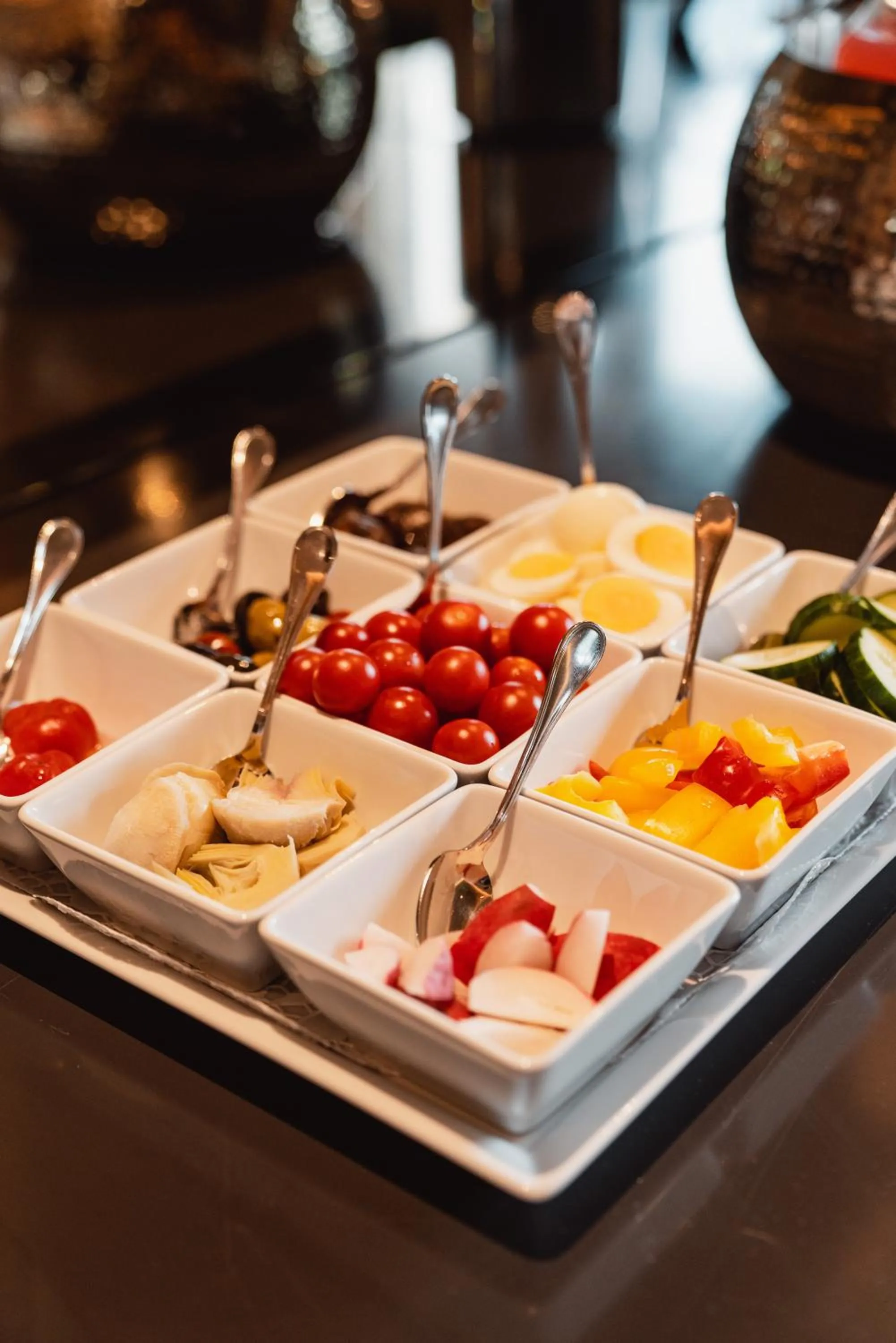 Breakfast in MONS suites wine passion