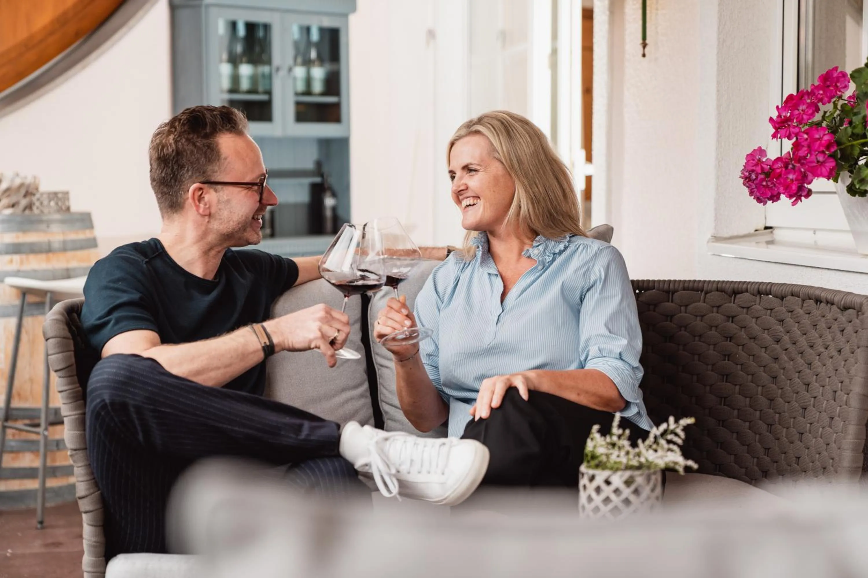 Balcony/Terrace in MONS suites wine passion