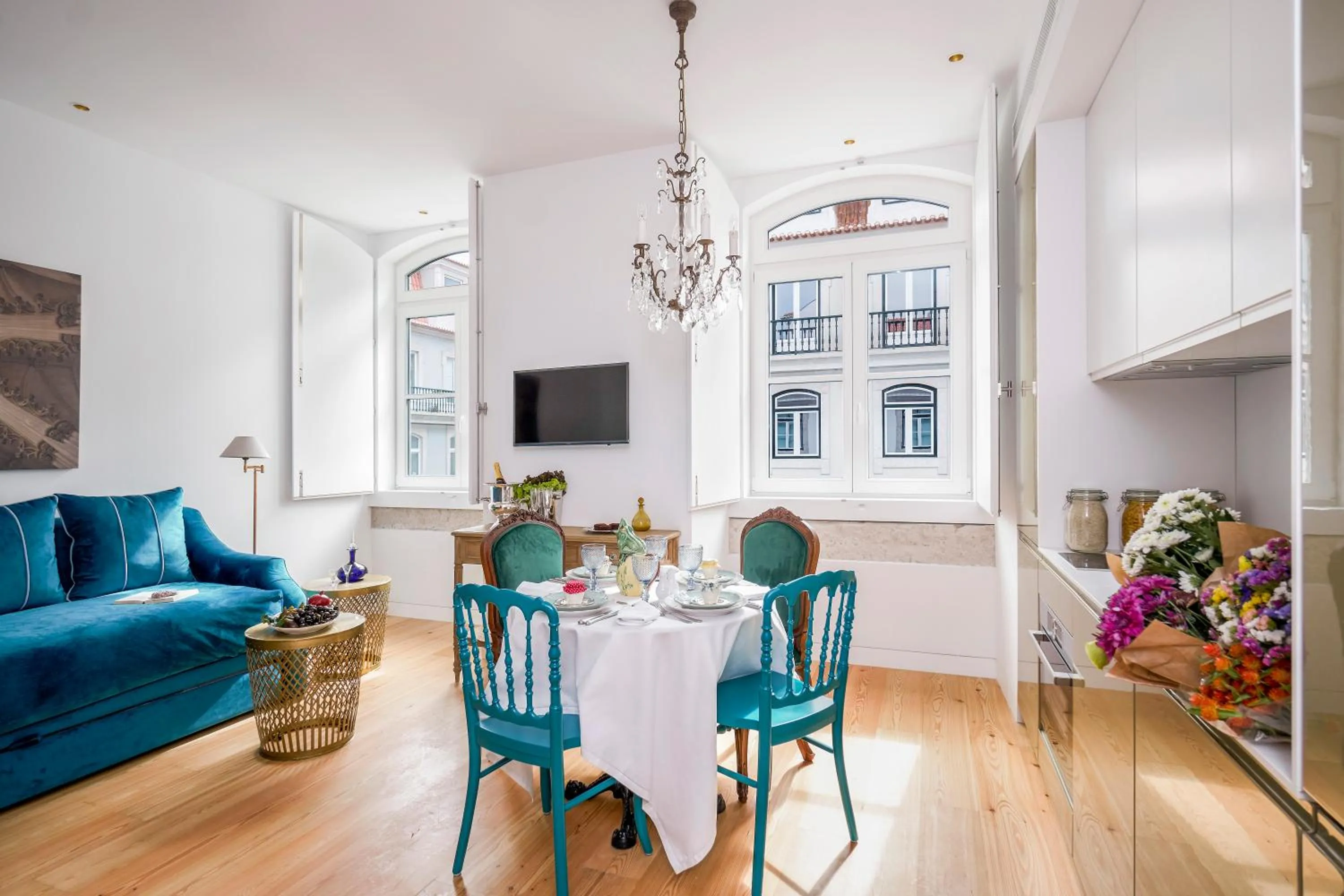 Kitchen or kitchenette in Residentas Aurea