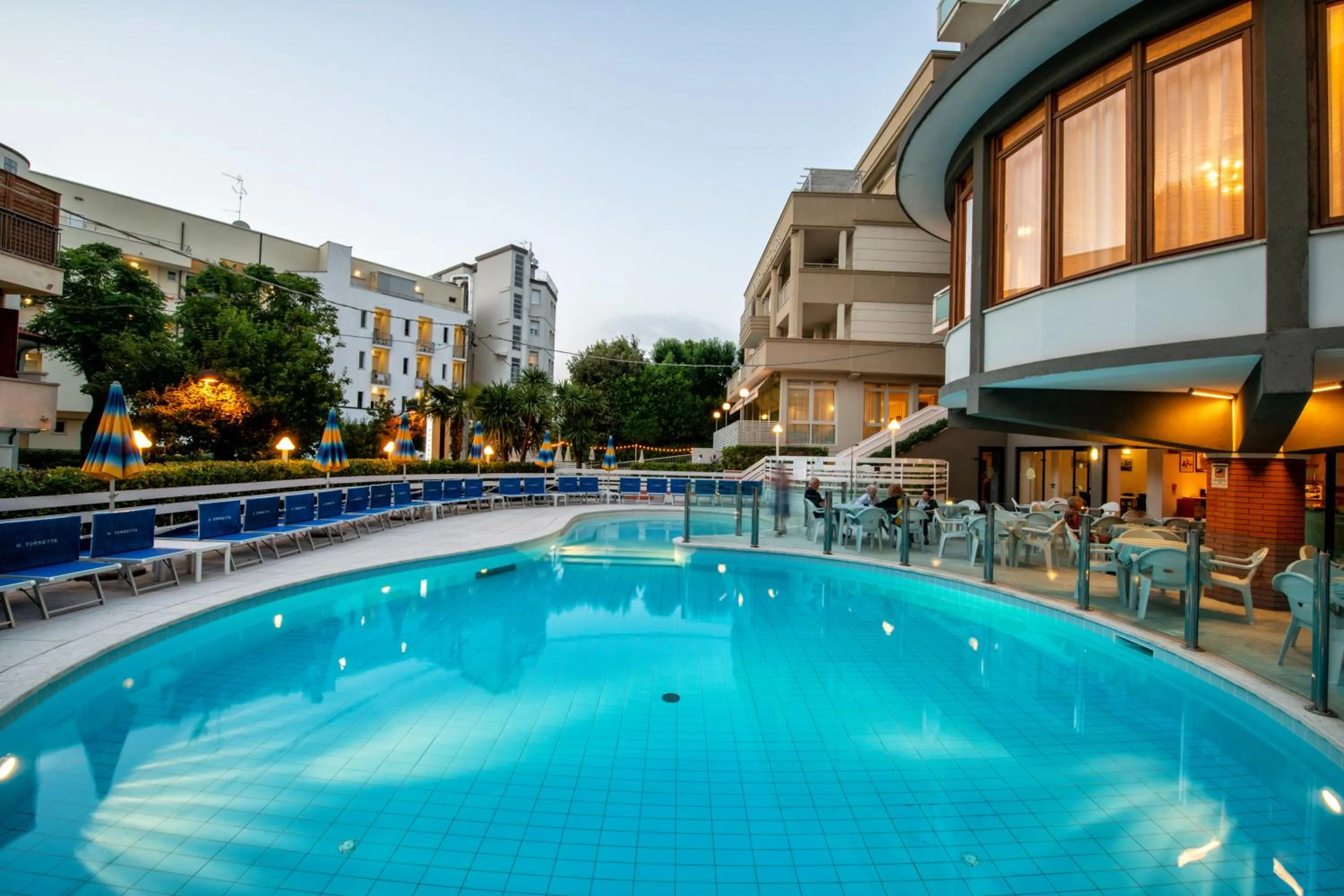 Swimming pool in Hotel Torretta