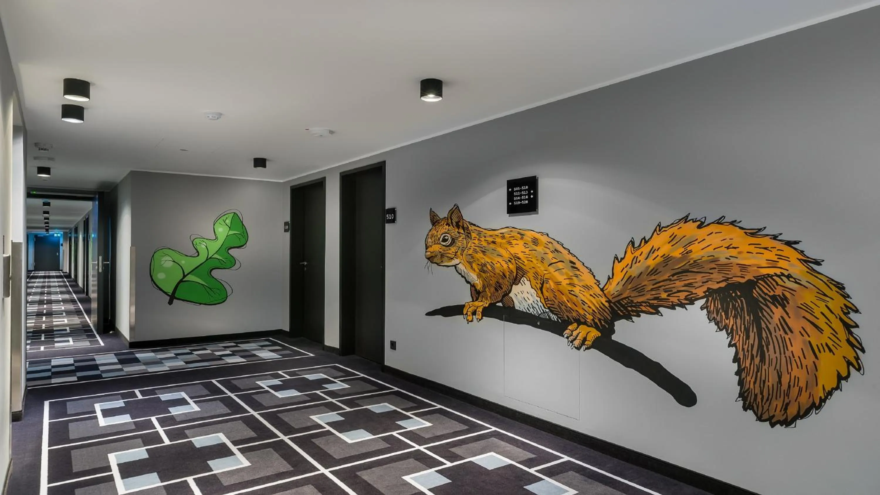 Decorative detail in Holiday Inn - the niu, Square Mannheim by IHG