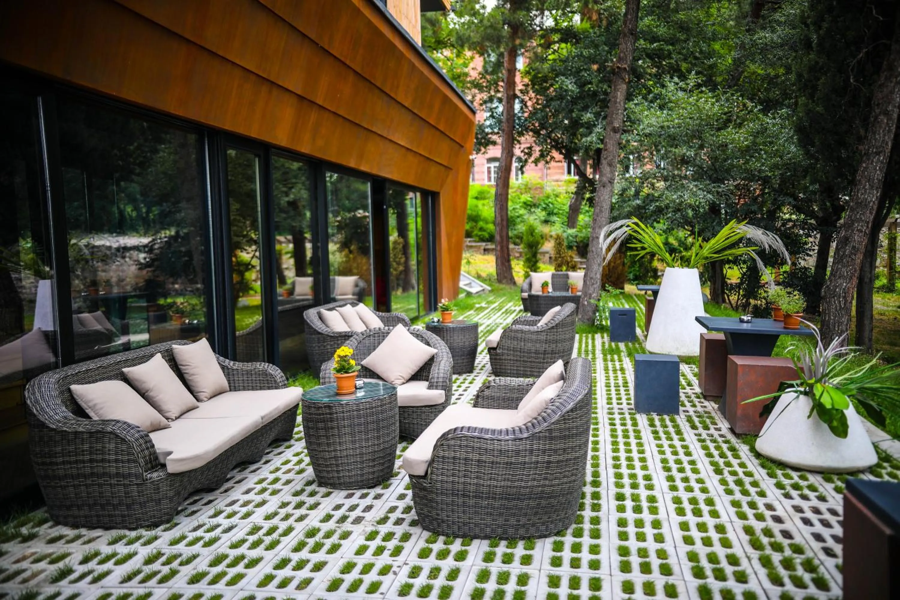 Patio in Folk Boutique Hotel