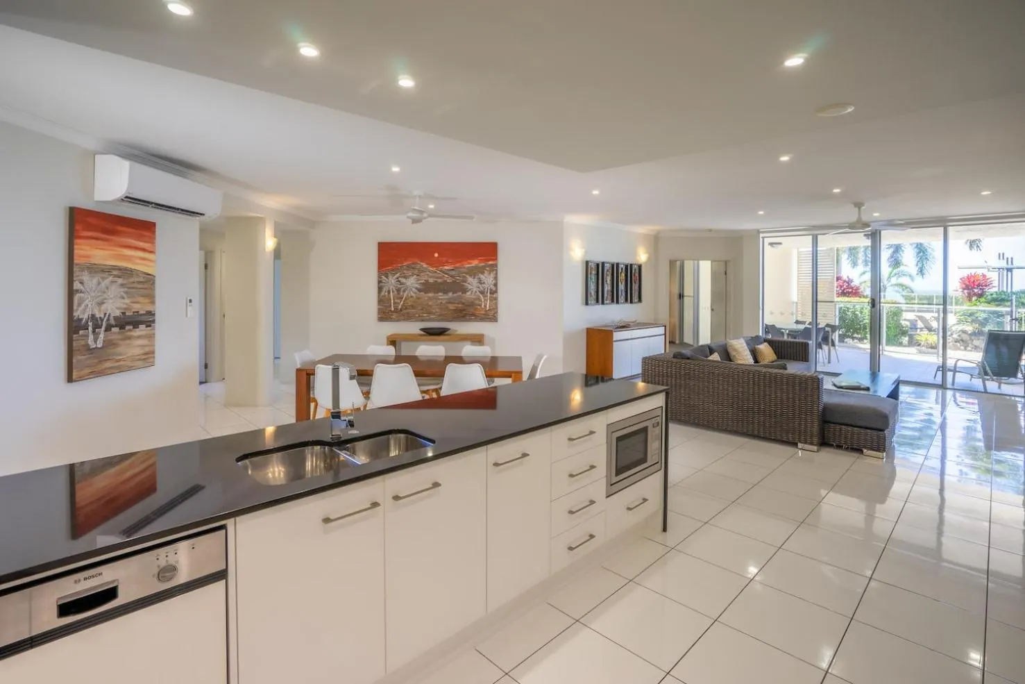 kitchen in Vue Apartments Trinity Beach