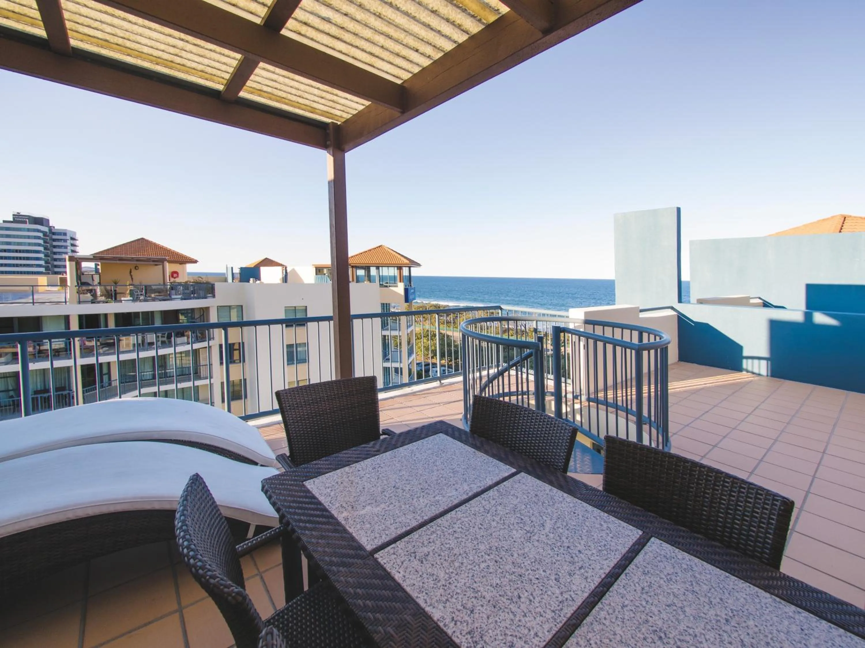 Patio in Oaks Sunshine Coast Seaforth Resort