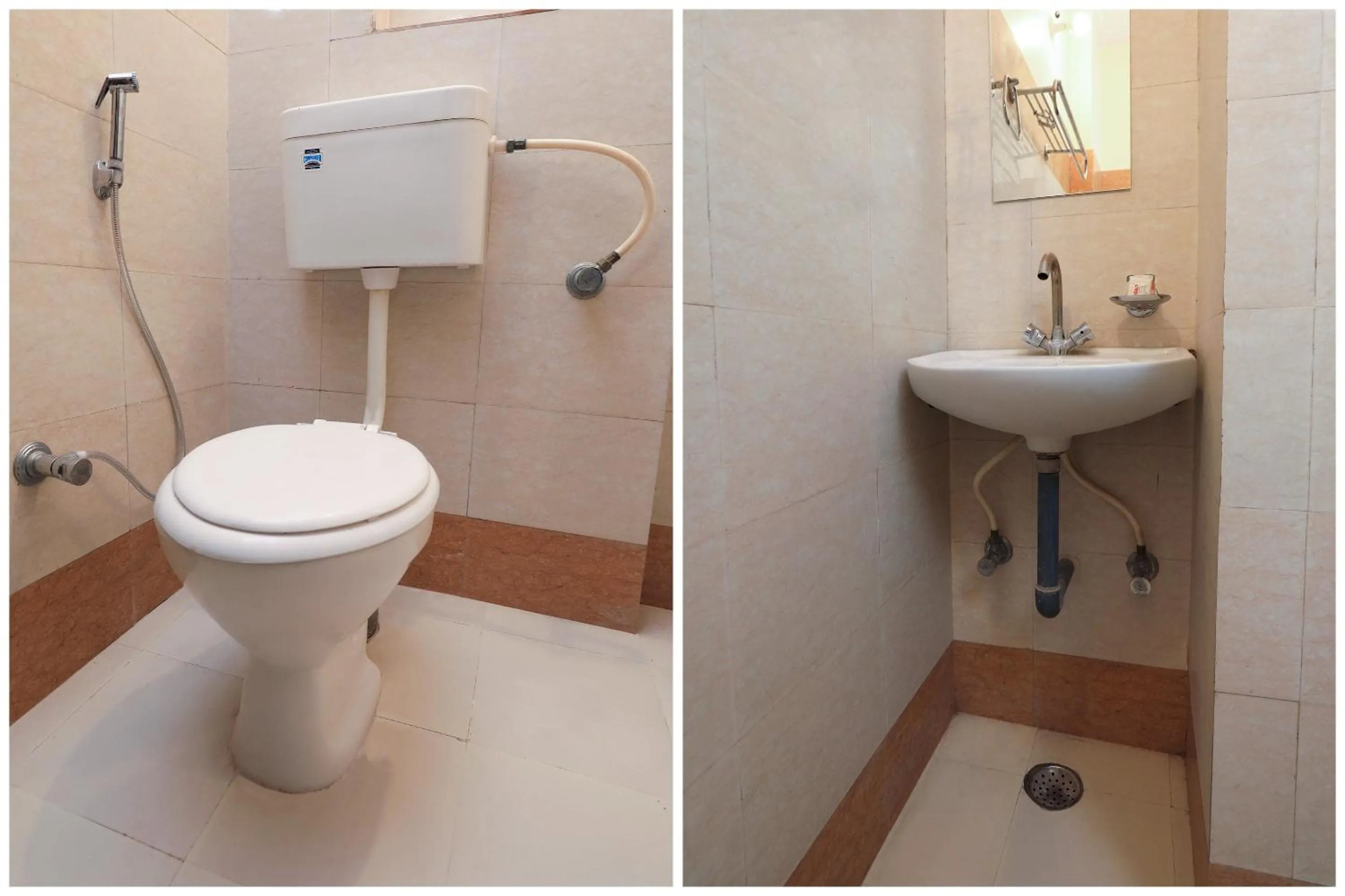 Bathroom in Kartik inn