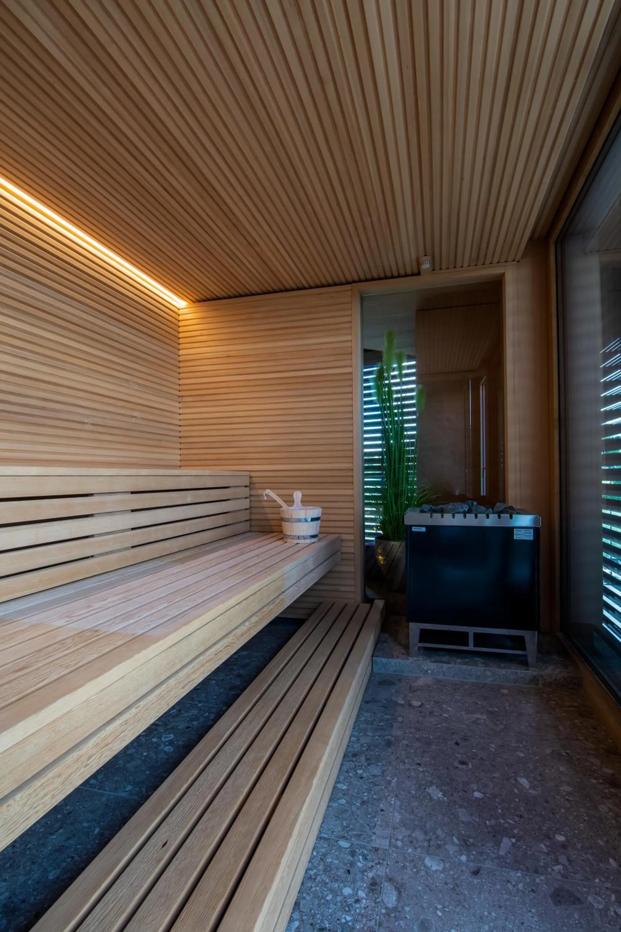 Sauna in Meiser Design Hotel