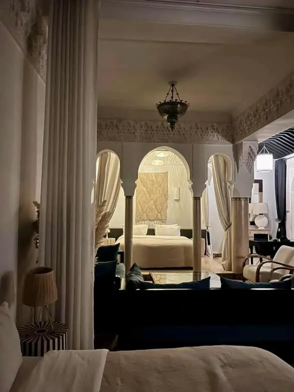 Bed in Riad Rafaele & SPA