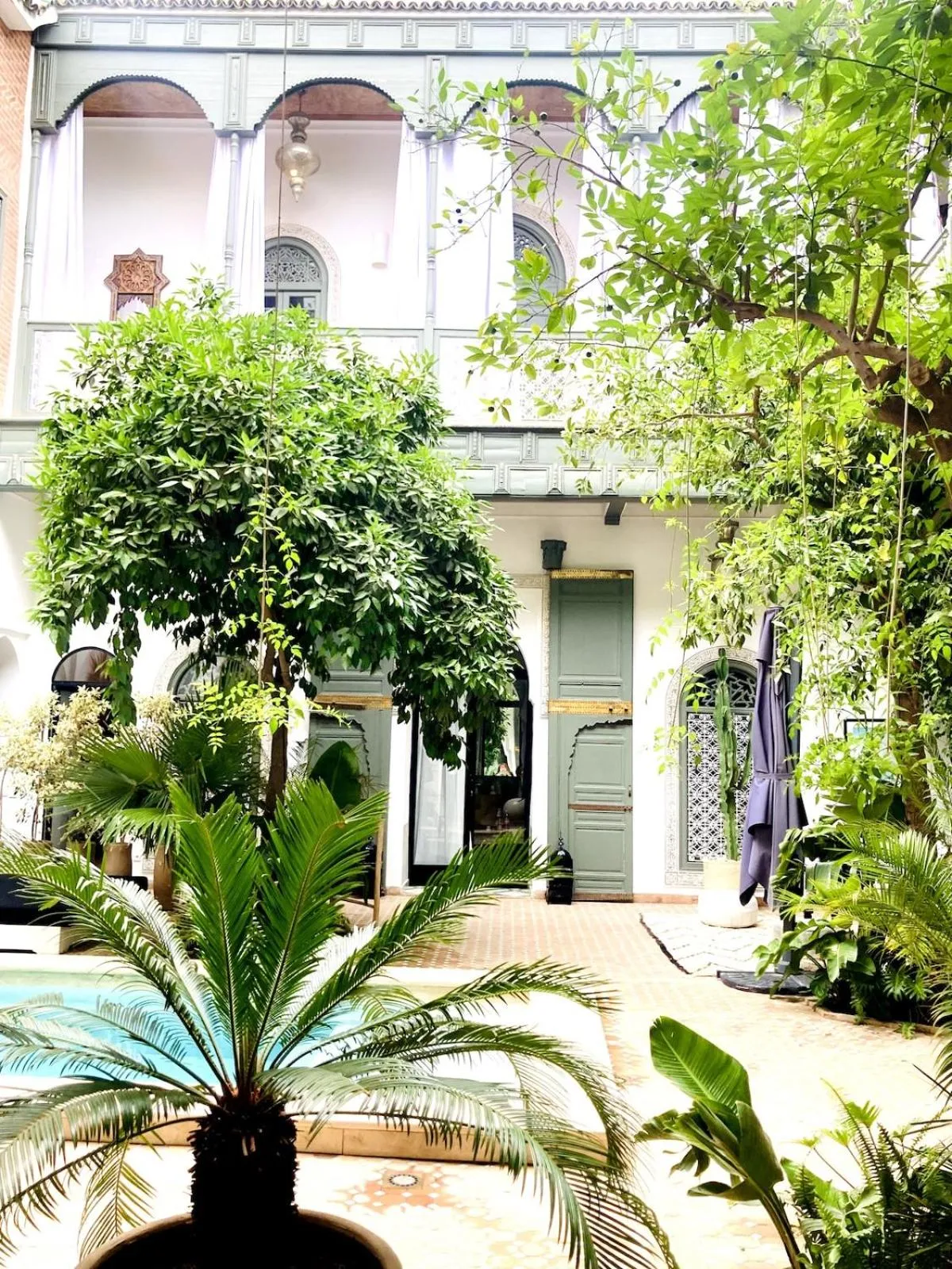 Garden view in Riad Rafaele & SPA