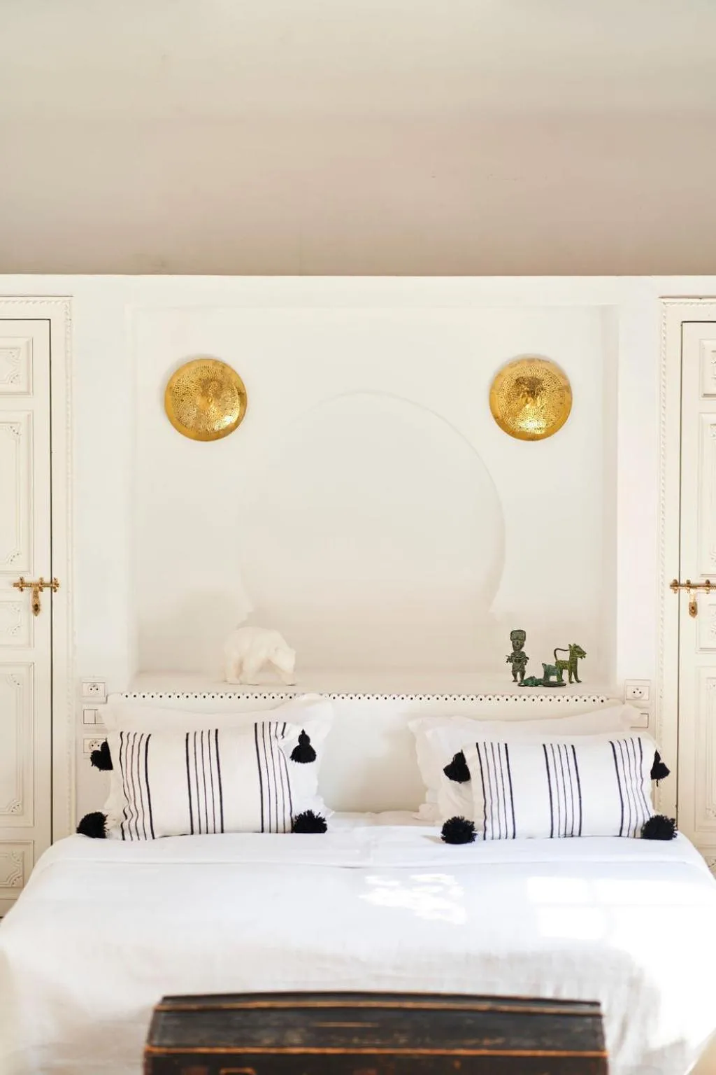 Bed in Riad Rafaele & SPA