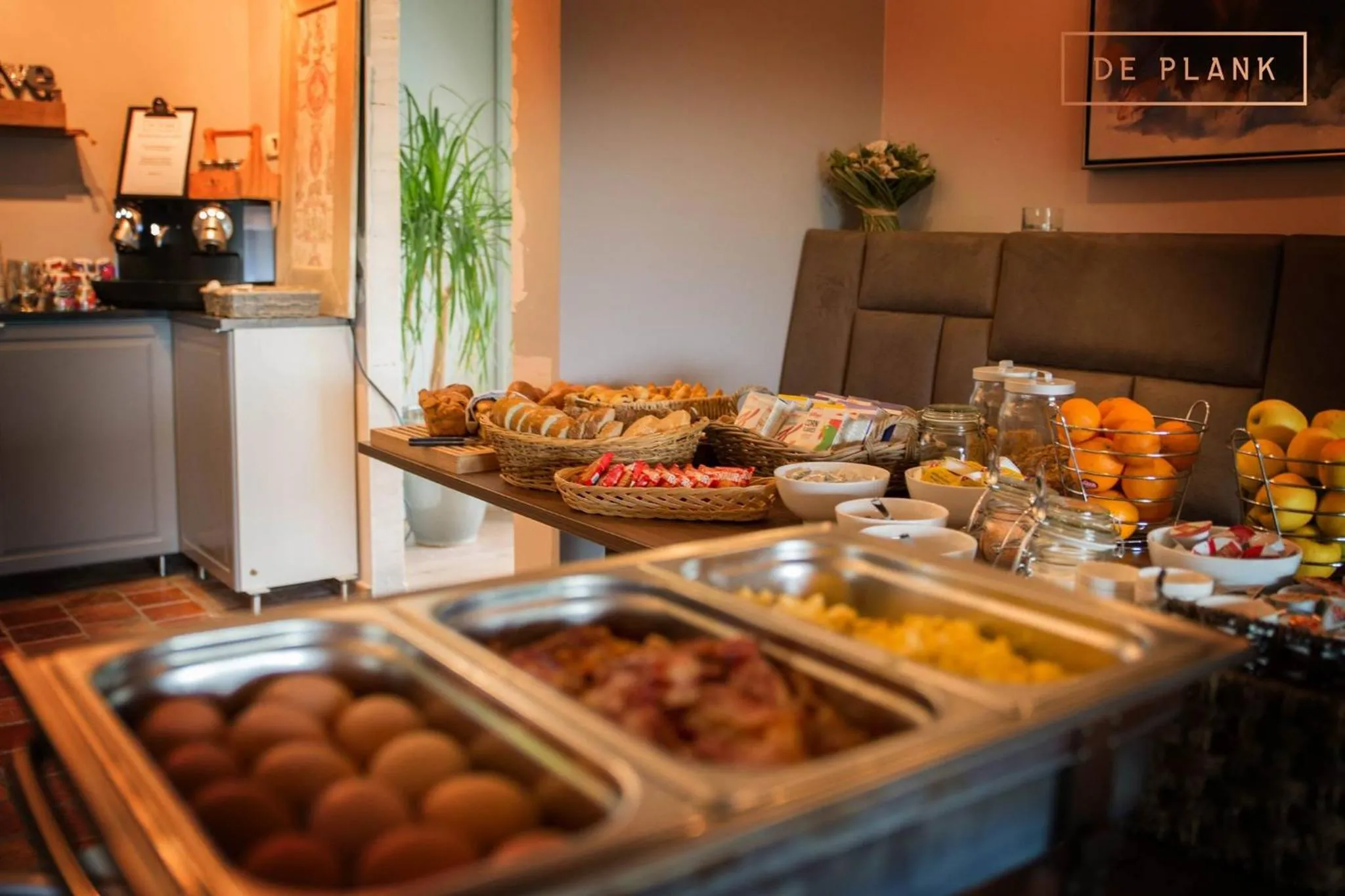 Breakfast in Hotel de Plank - alle kamers met airconditioning
