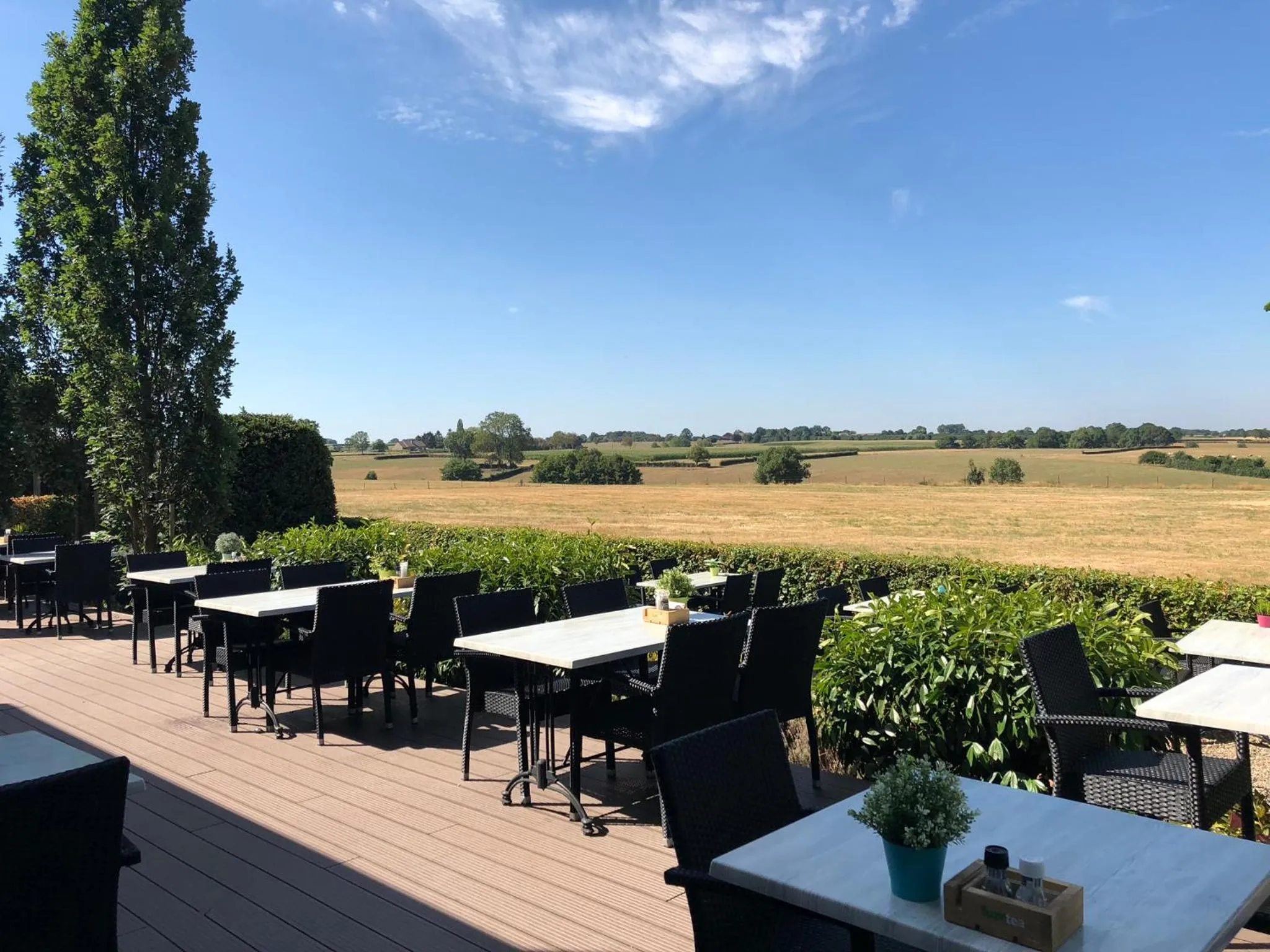 Balcony/Terrace in Hotel de Plank - alle kamers met airconditioning