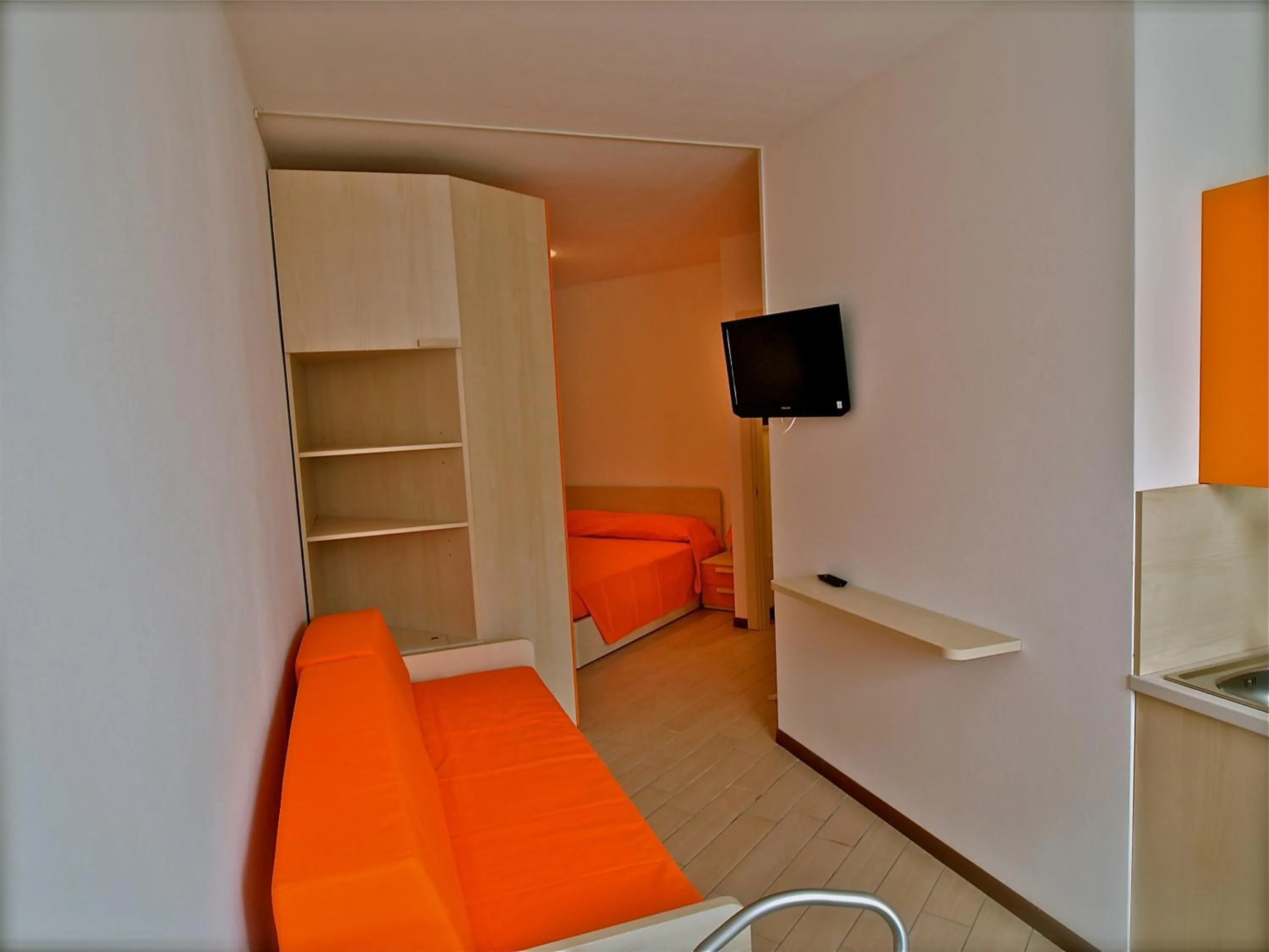 Seating area, Bed in Locanda Posta