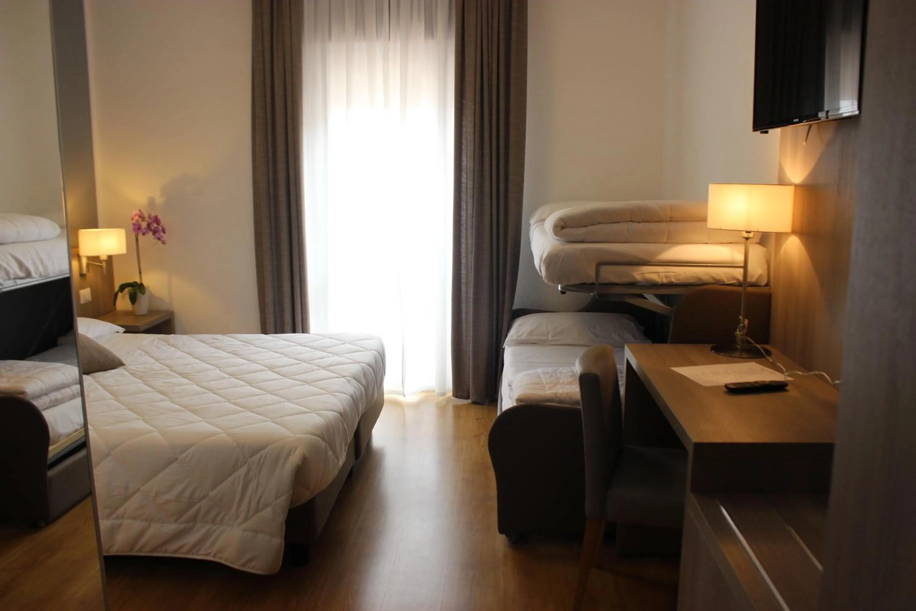 Bed in Hotel Loreley