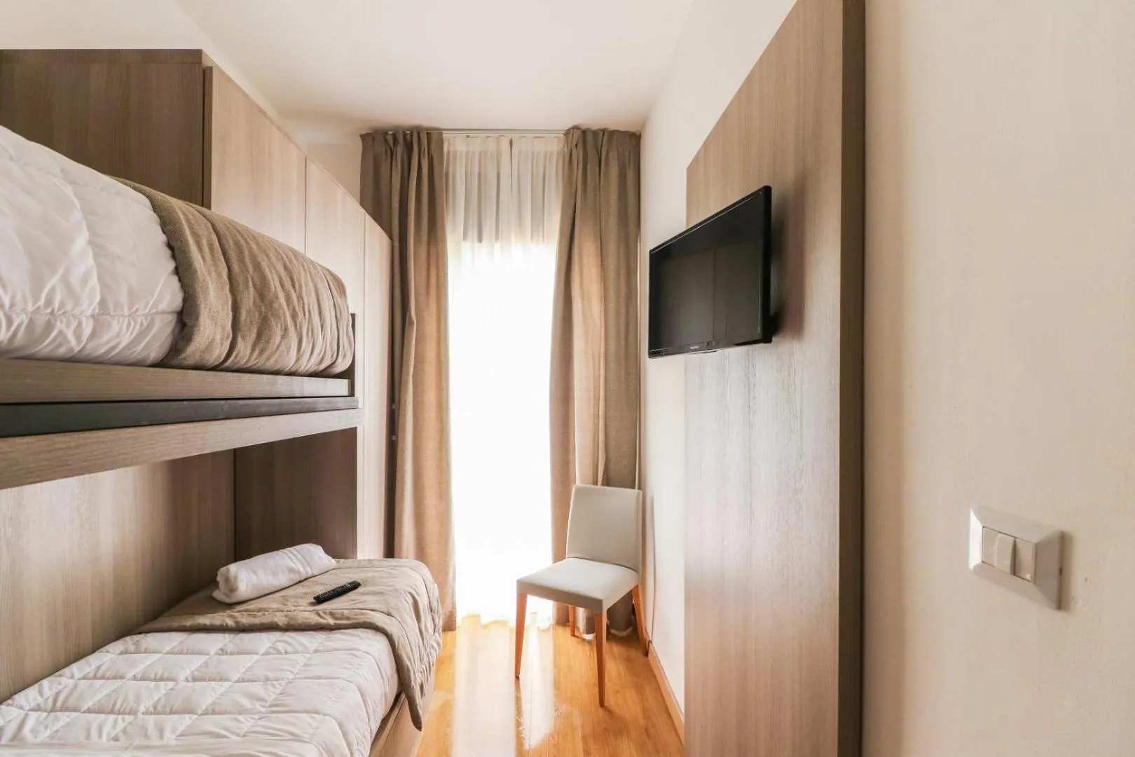 Bed in Hotel Loreley