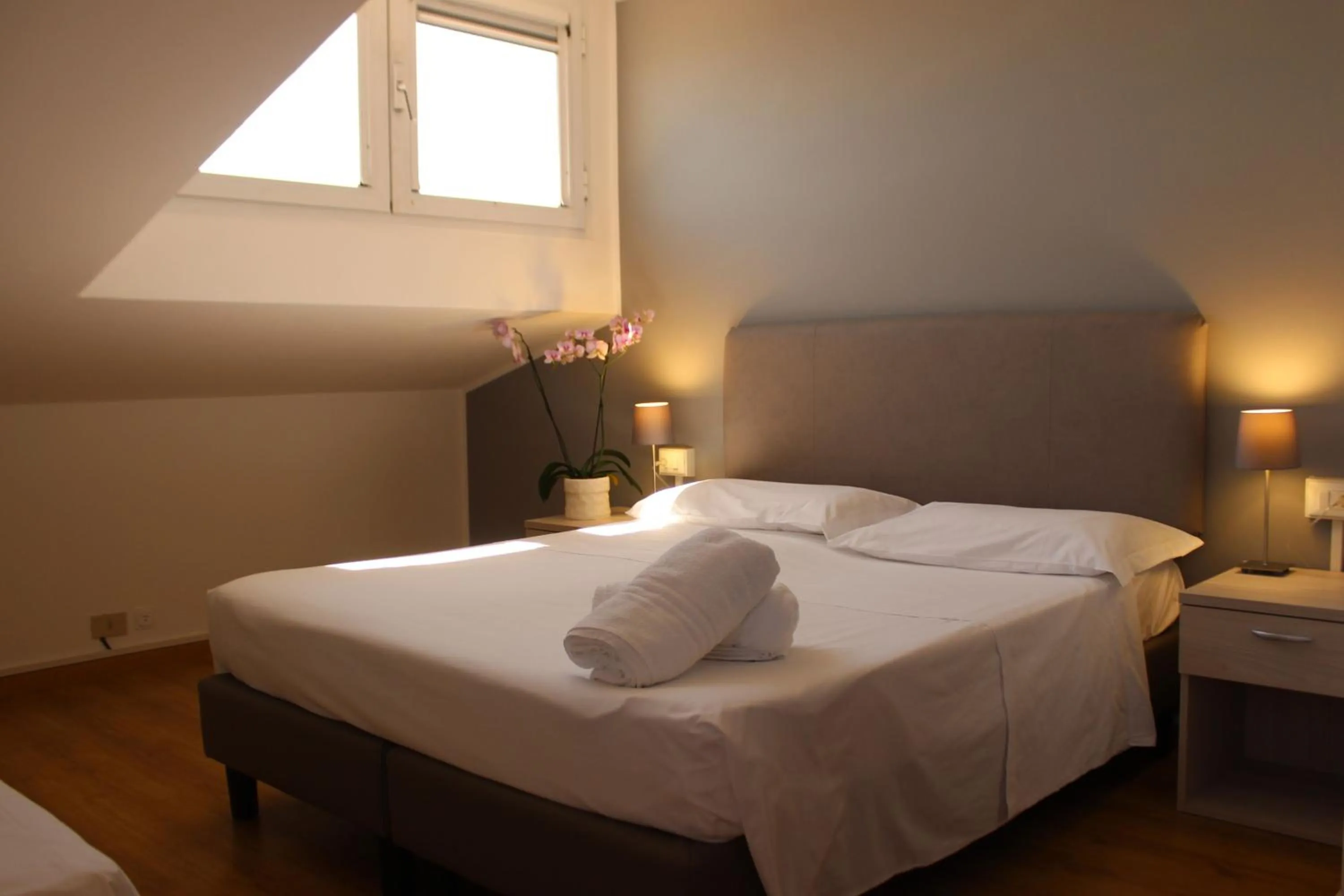 Bed in Hotel Loreley