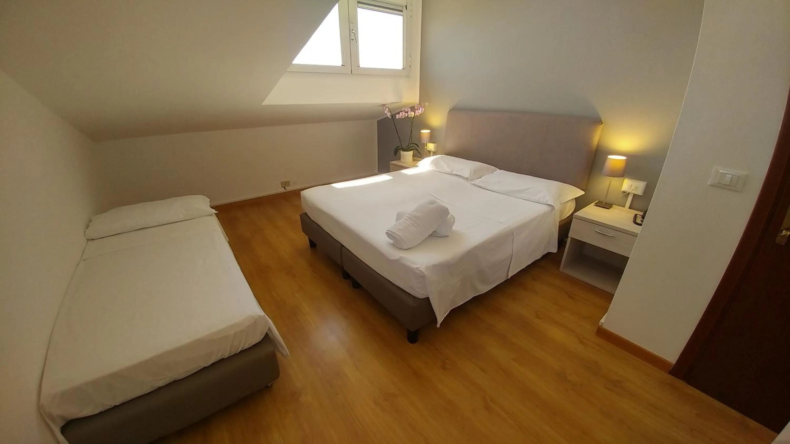 Bed in Hotel Loreley