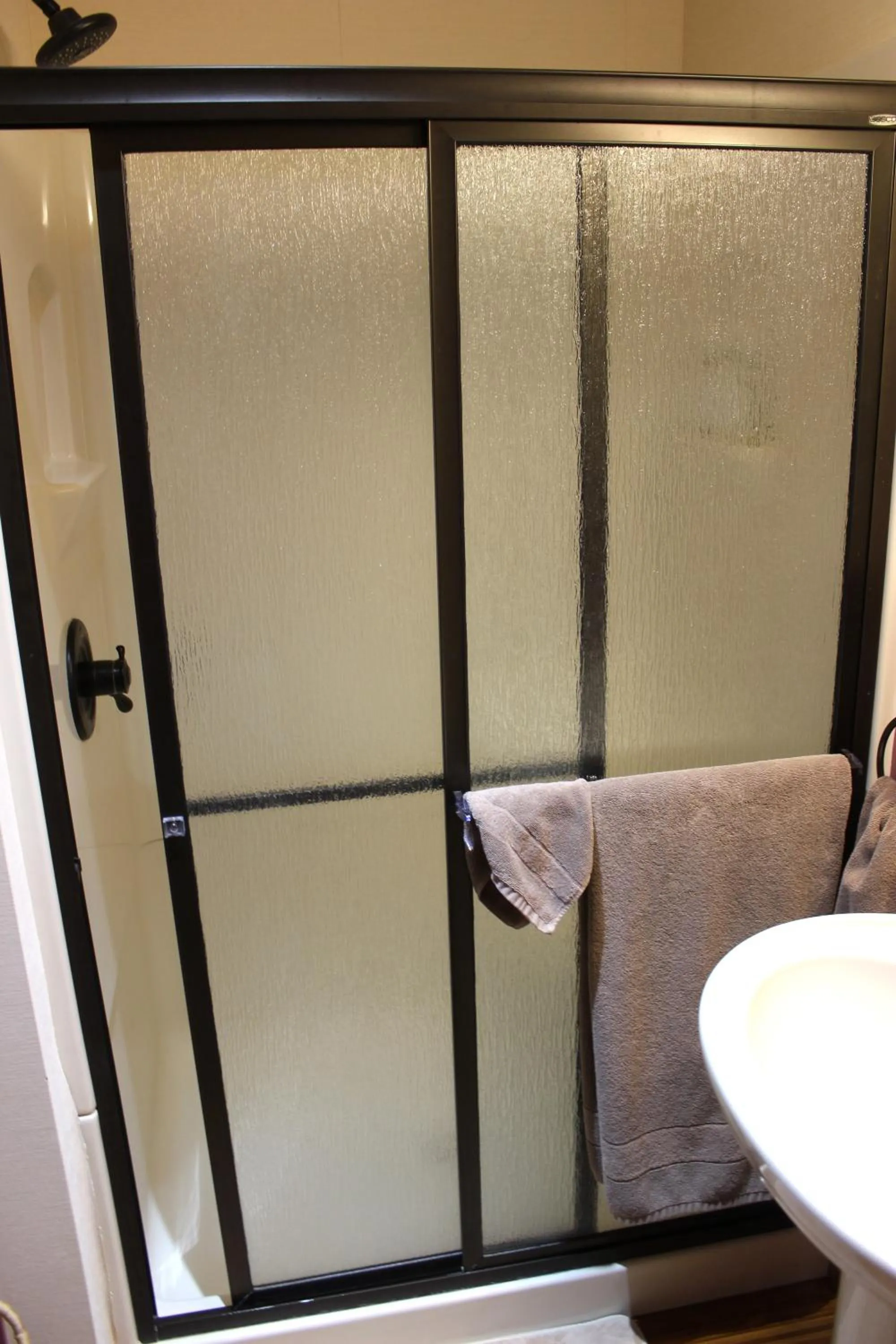 Shower in Carriage Stop Bed & Breakfast