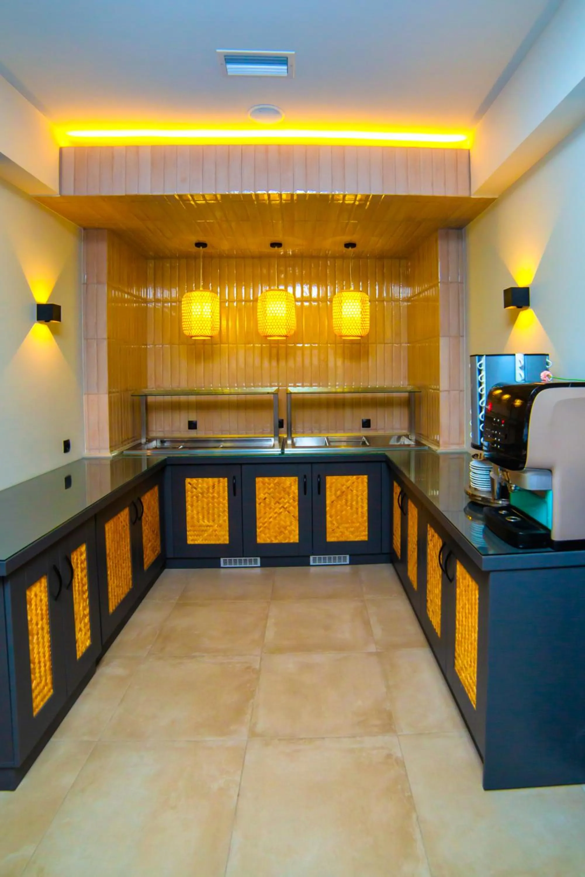 Kitchen or kitchenette in Hotel Zefyros