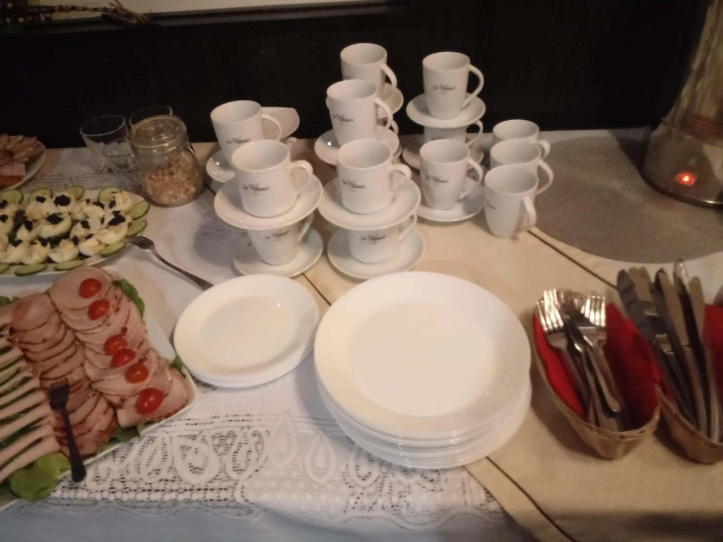 Buffet breakfast in Hotel Orlik