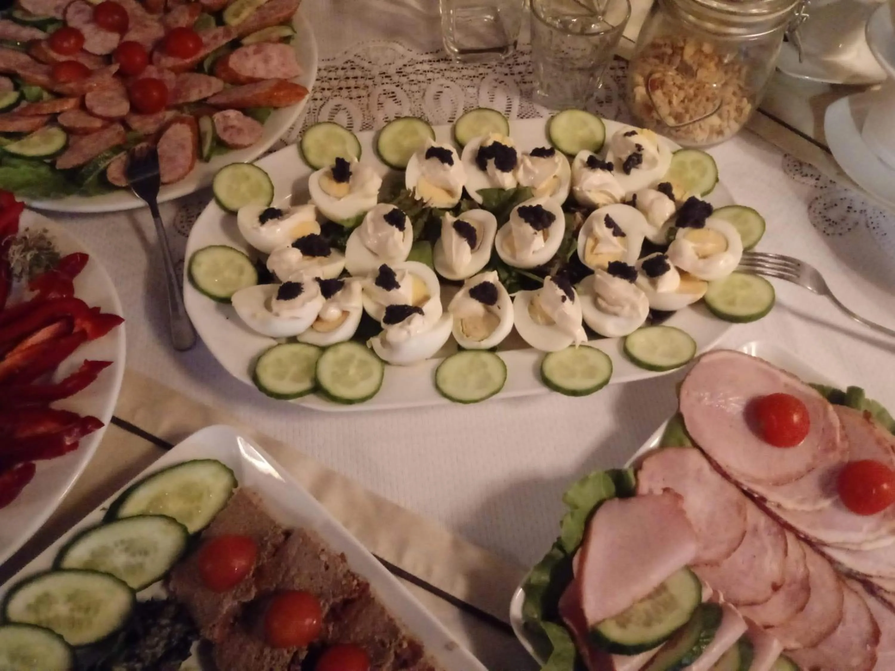 Buffet breakfast in Hotel Orlik