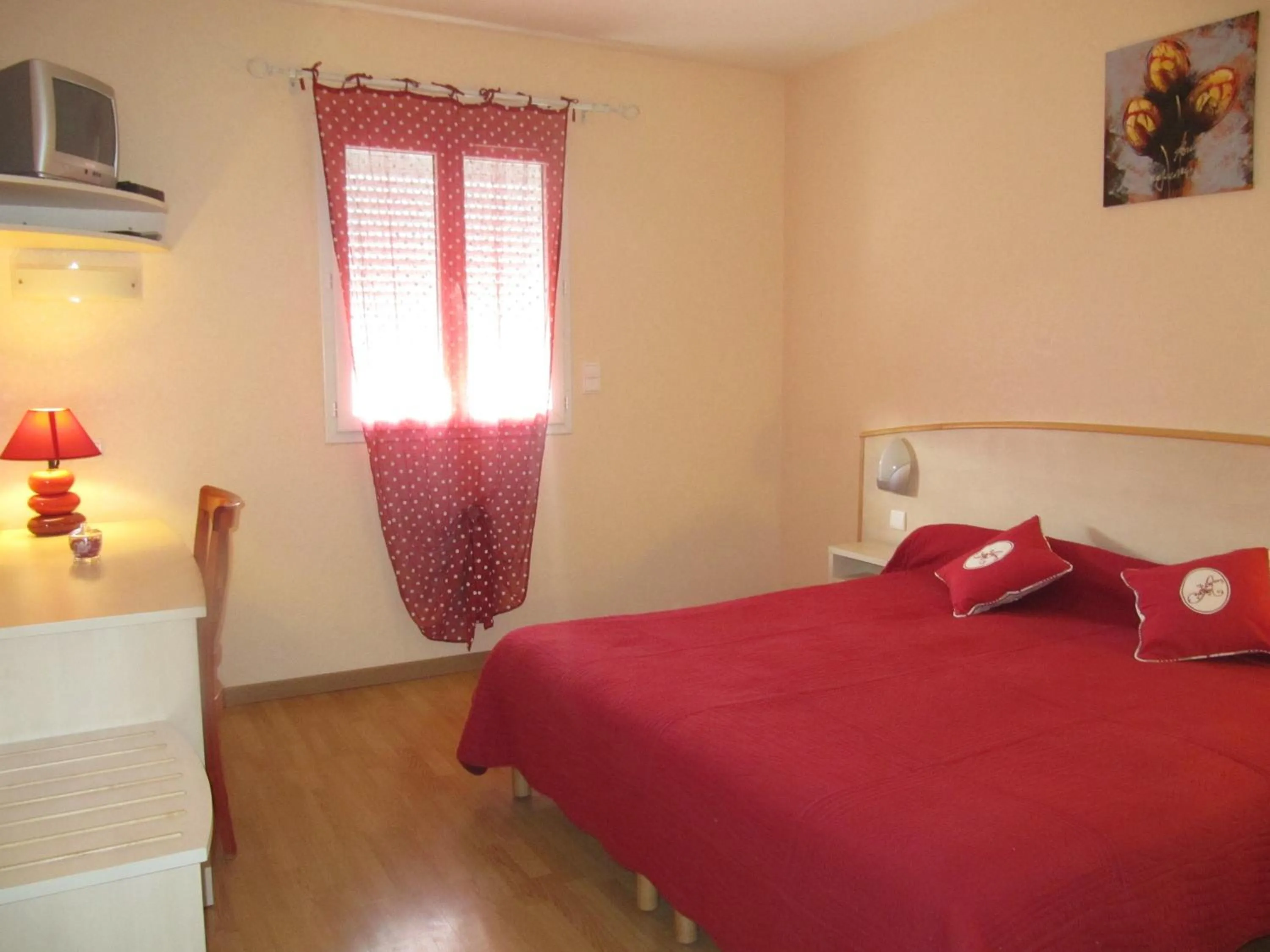 Photo of the whole room, Bed in Hôtel Le Colombier