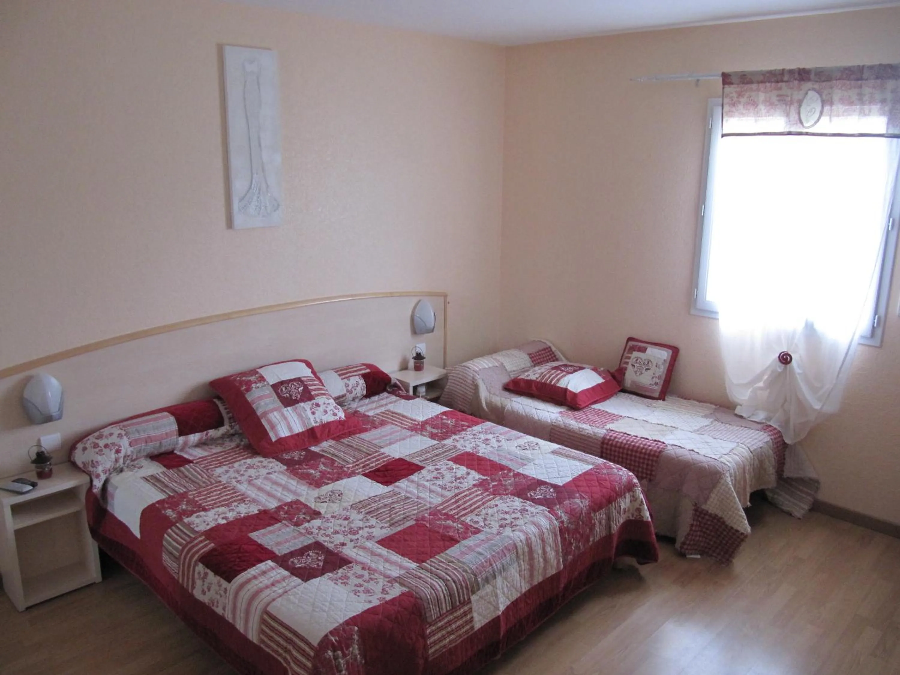 Photo of the whole room, Bed in Hôtel Le Colombier