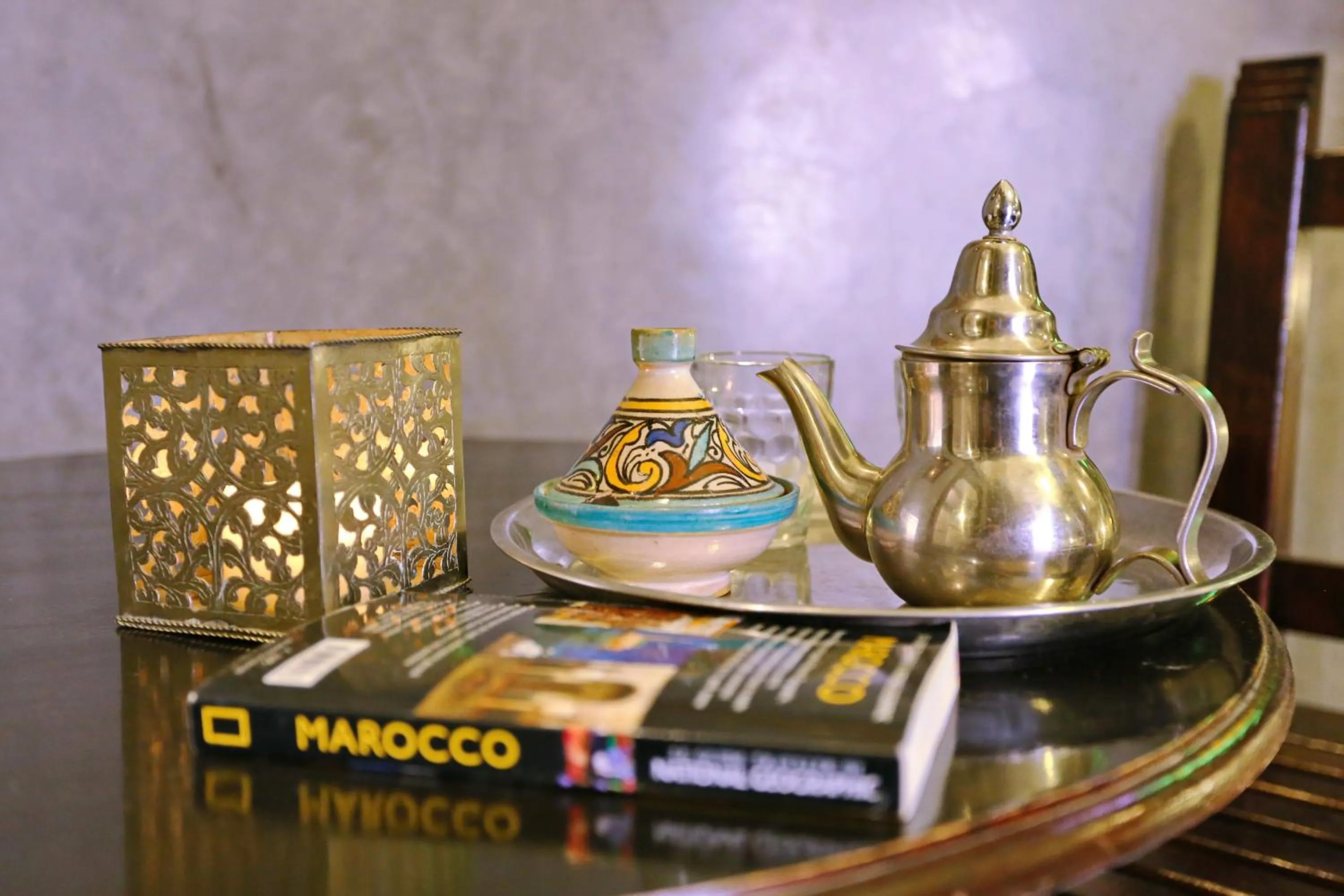 Decorative detail in Riad Marrakiss