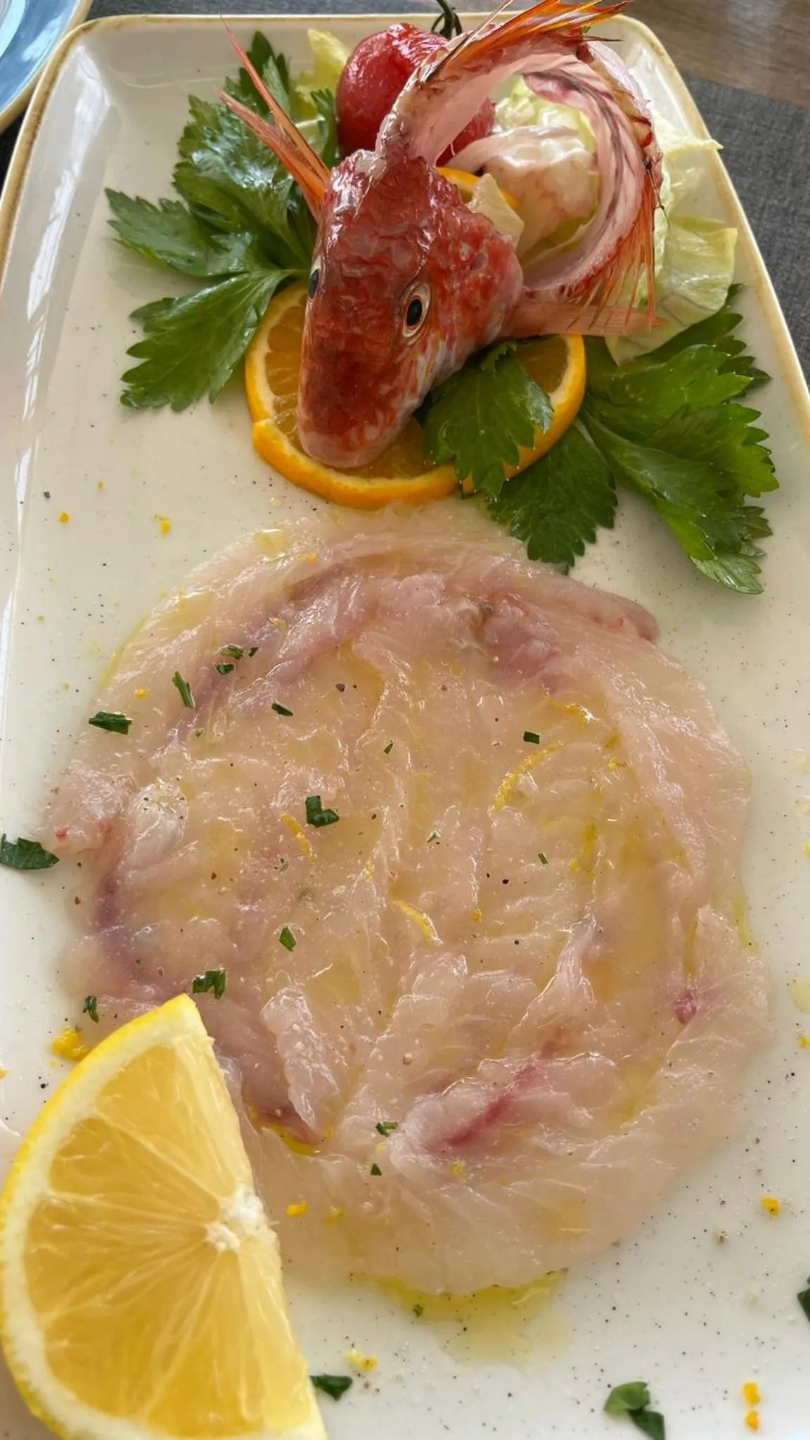 Food and drinks in Al Pescatore Hotel & Restaurant